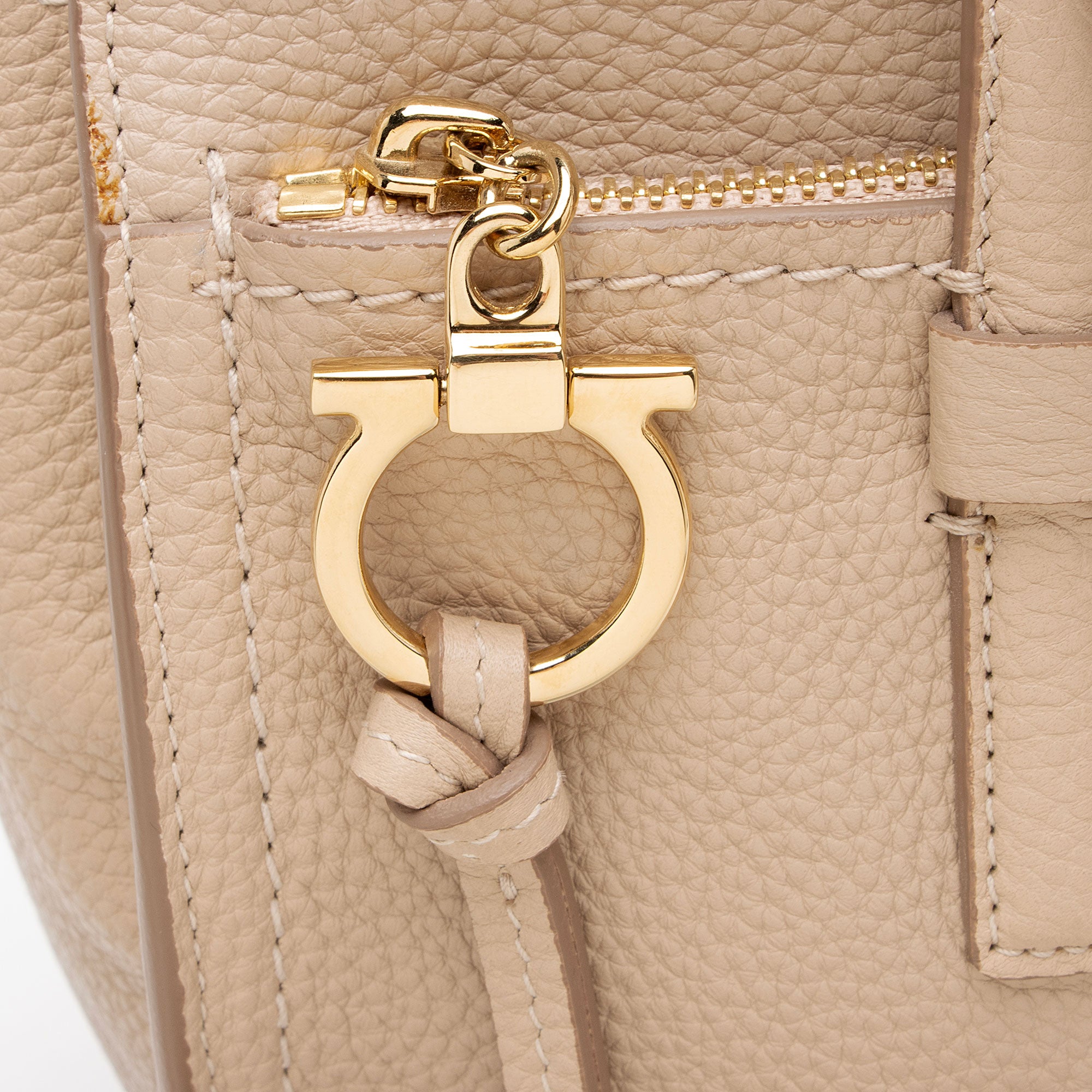 Ferragamo Leather Amy Medium Tote