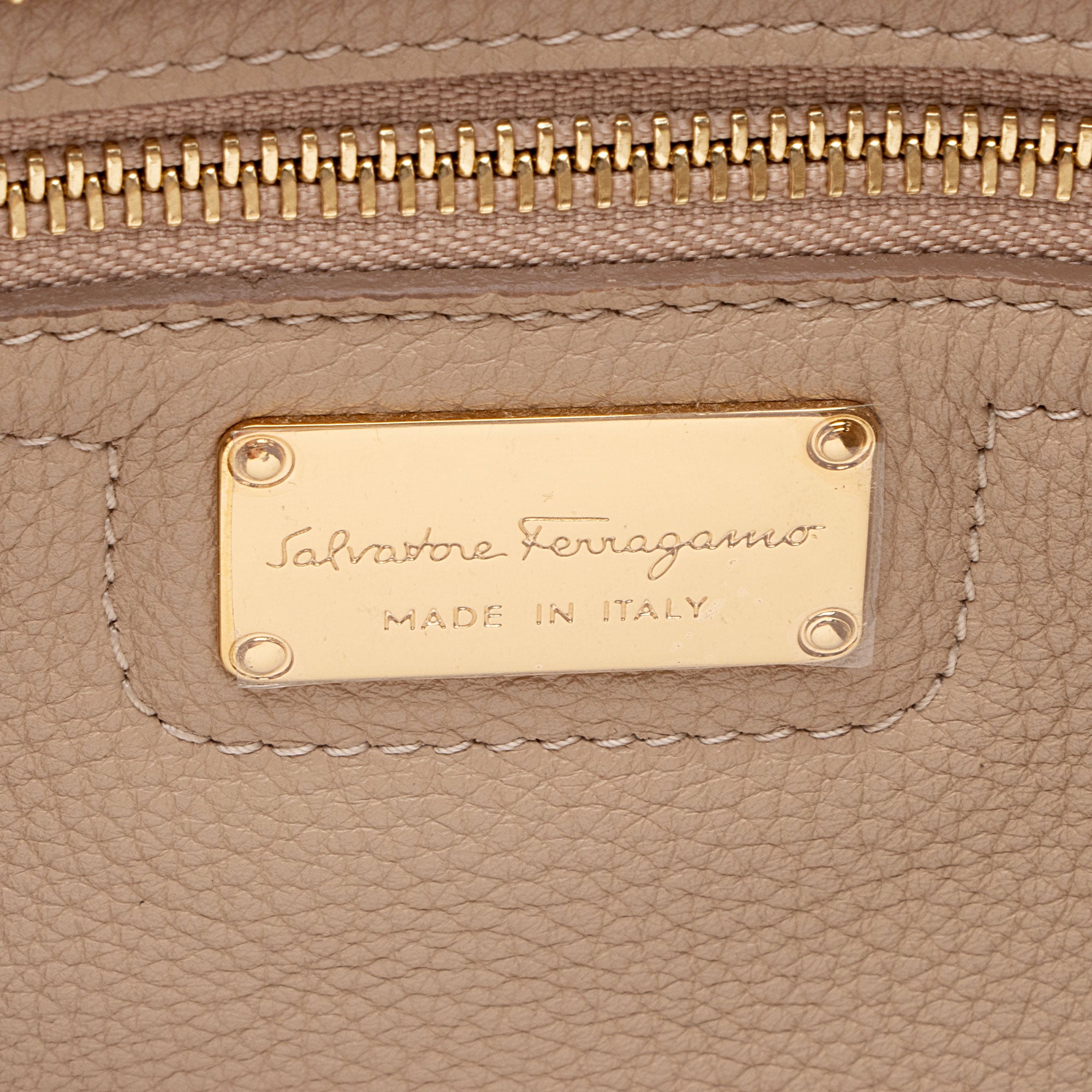 Ferragamo Leather Amy Medium Tote