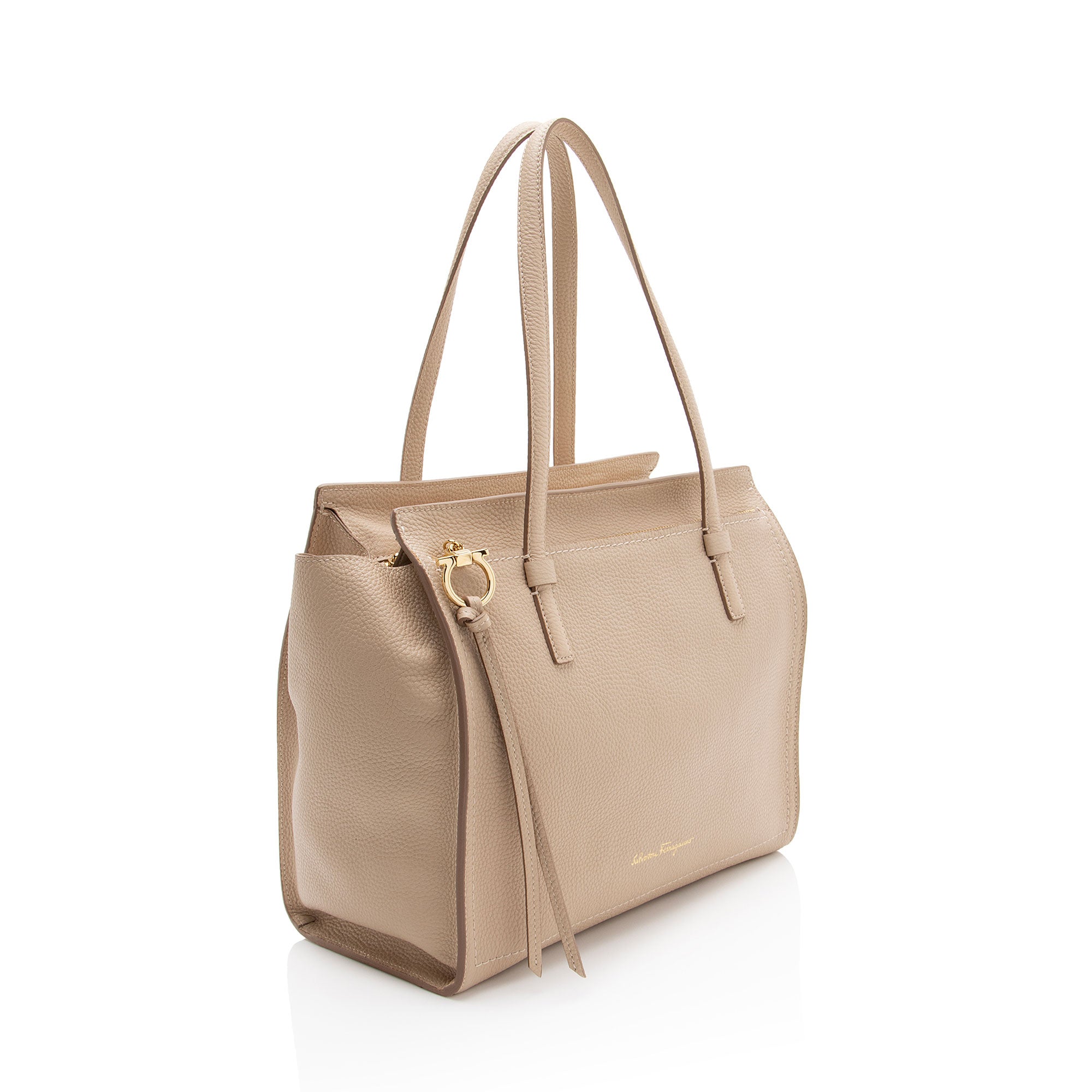 Ferragamo Leather Amy Medium Tote