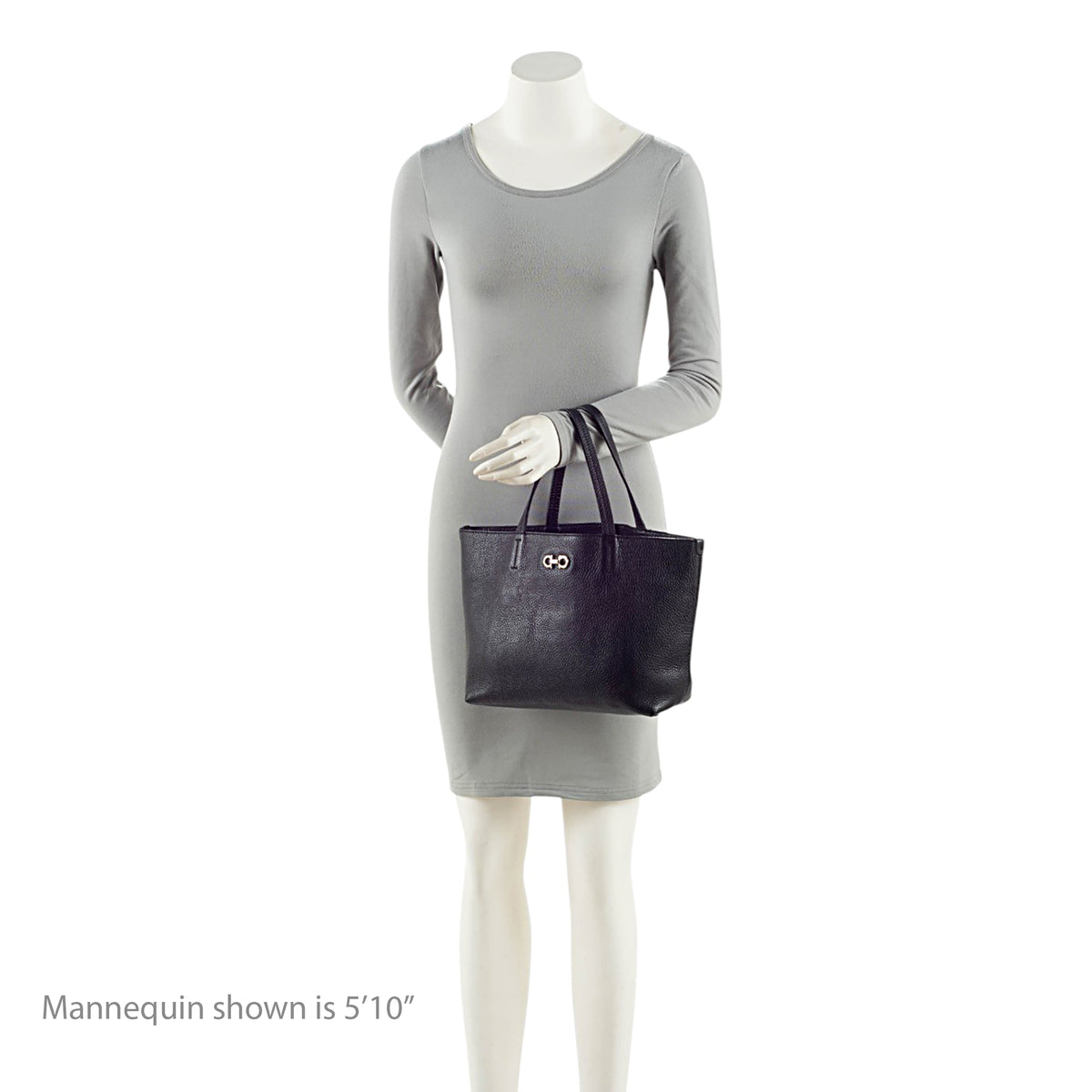 Ferragamo Leather Bice Small Tote