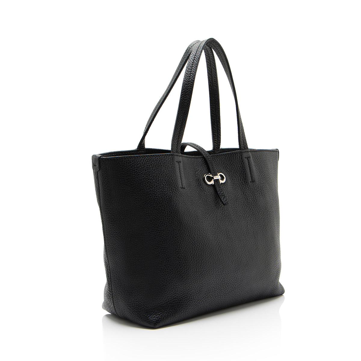 Ferragamo Leather Bice Small Tote