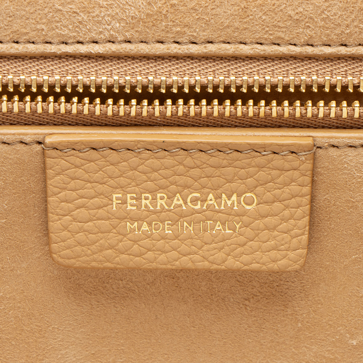 Ferragamo Leather Firenze E/W XL Tote