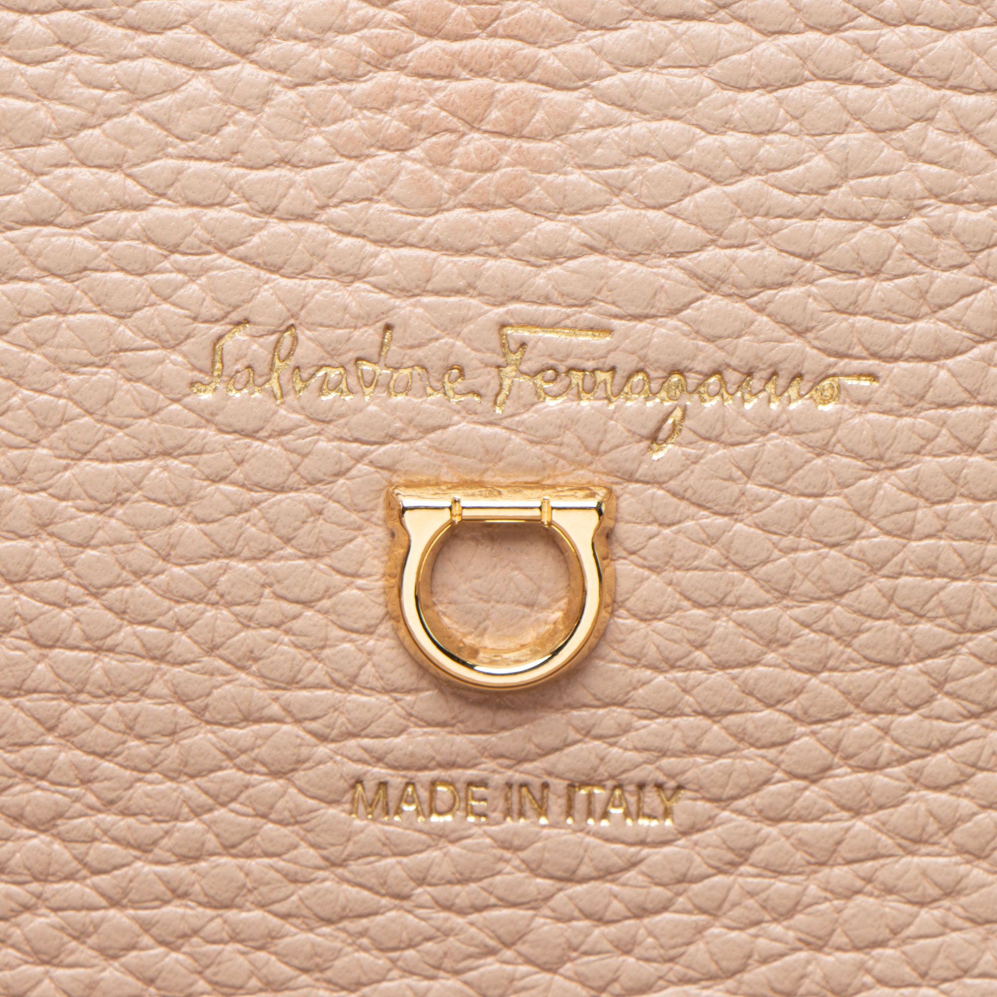 Ferragamo Leather Studio Large Satchel