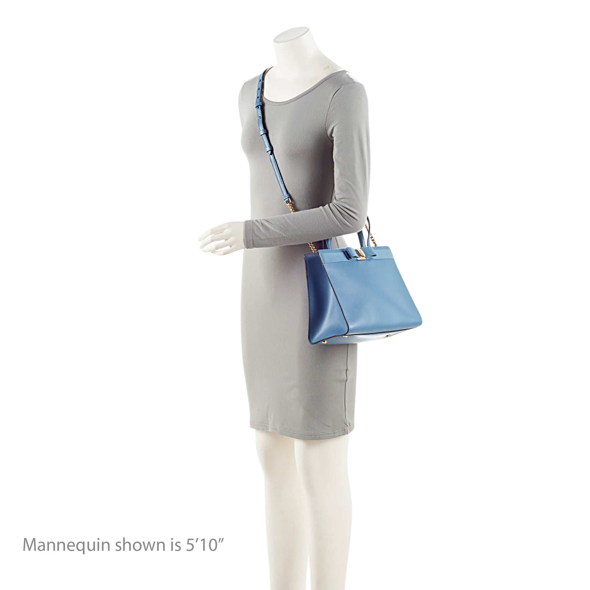 Ferragamo Leather Vara Bow Tote