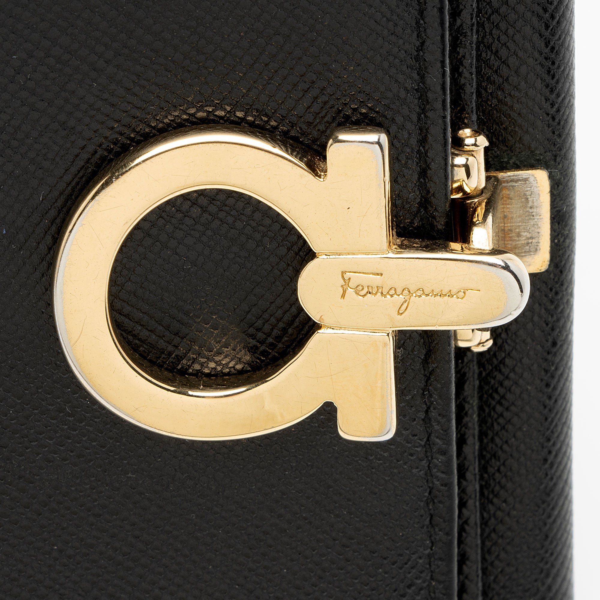 Ferragamo Saffiano Compact Wallet