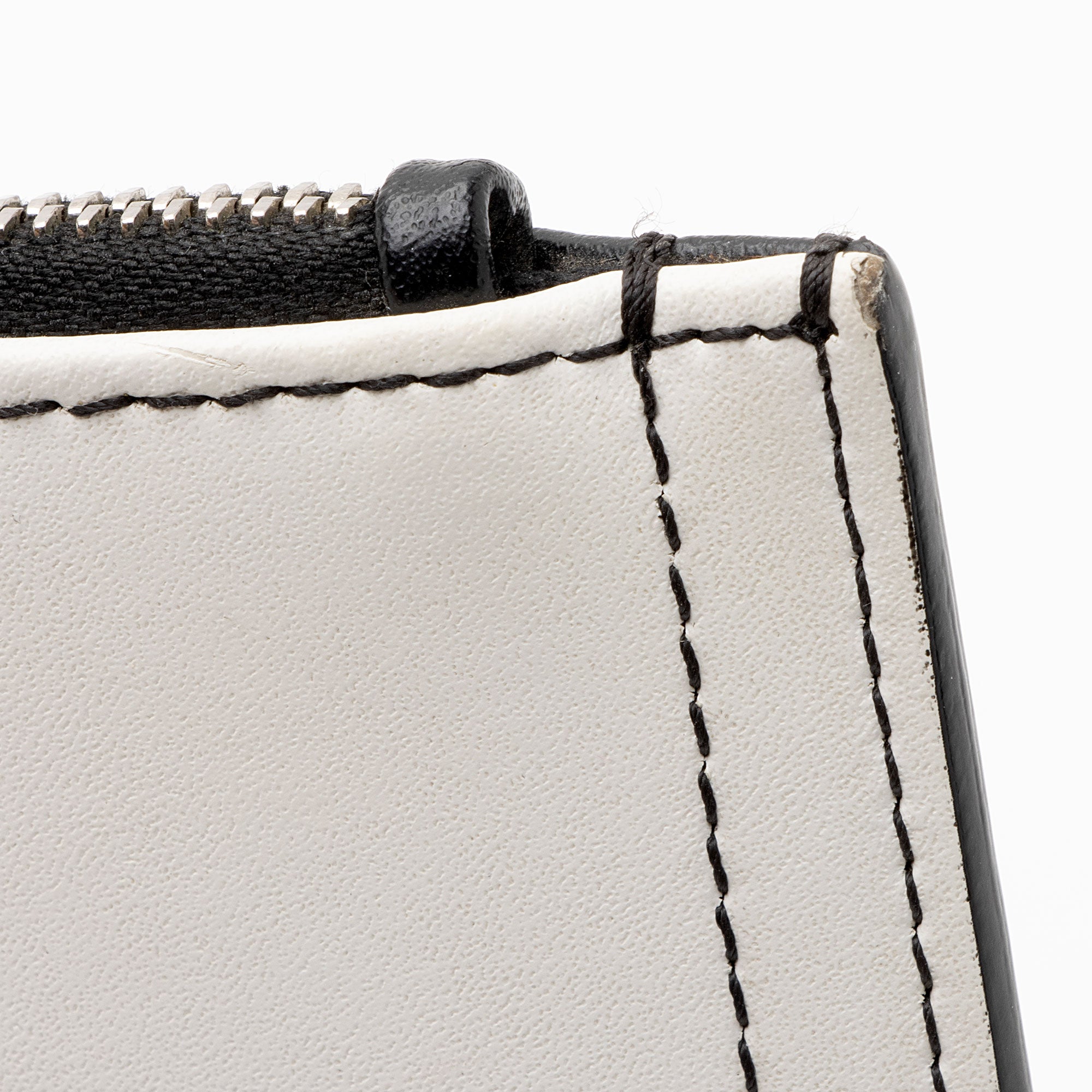 Givenchy Brogue Leather Antigona Zip Pouch (SHF-2iBJP6)