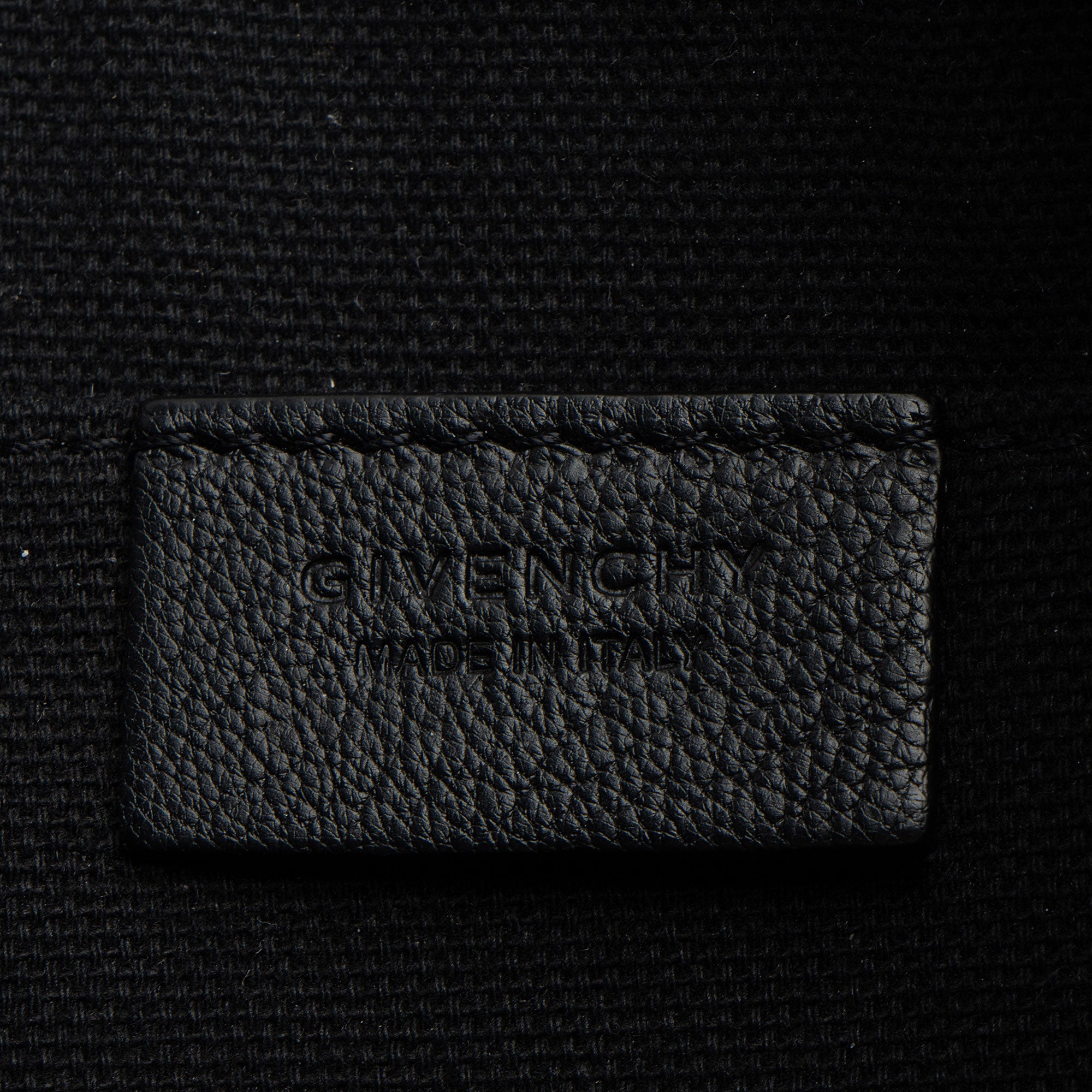 Givenchy Brogue Leather Antigona Zip Pouch