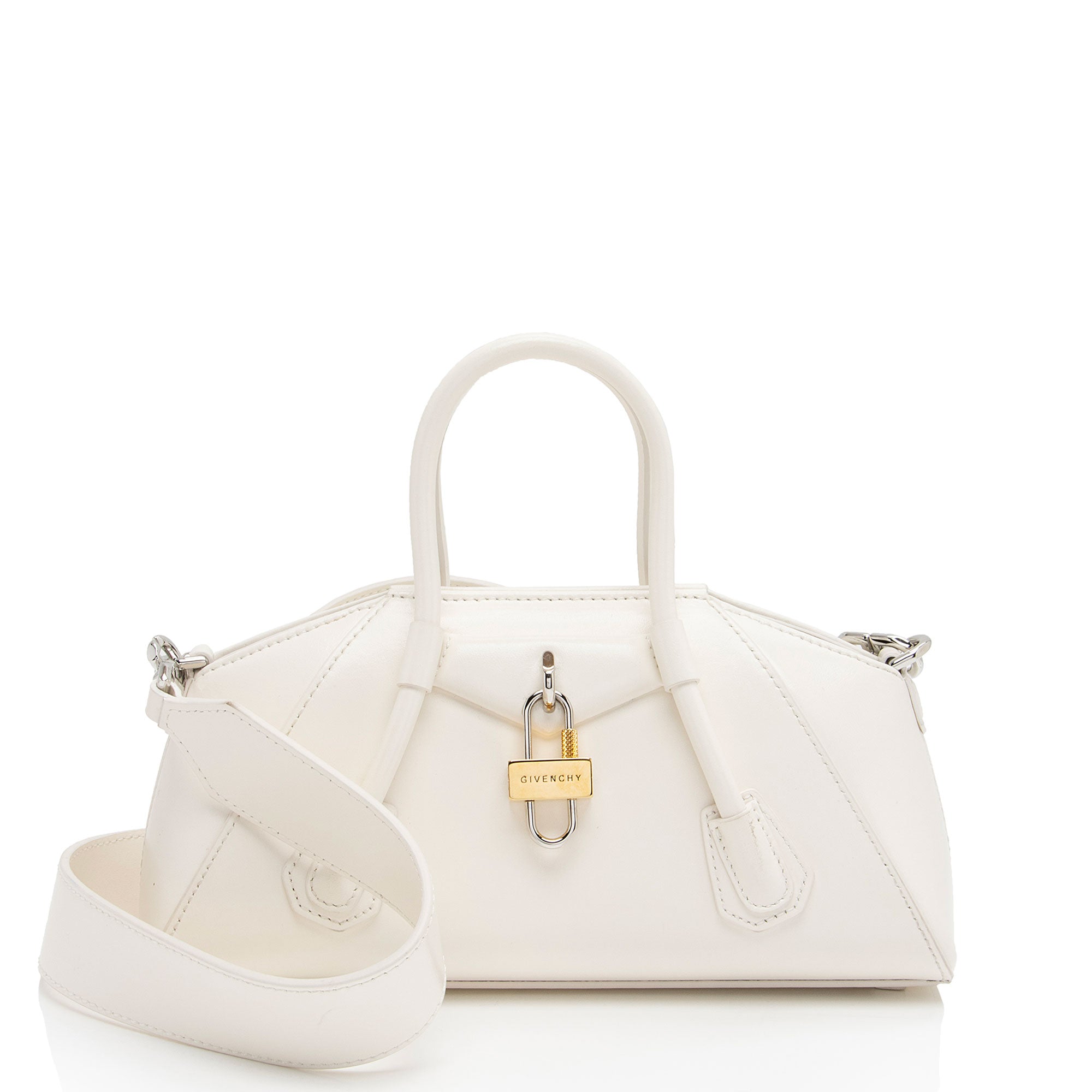 Givenchy Calfskin Antigona Stretch Mini Satchel (SHF-wA4T86)