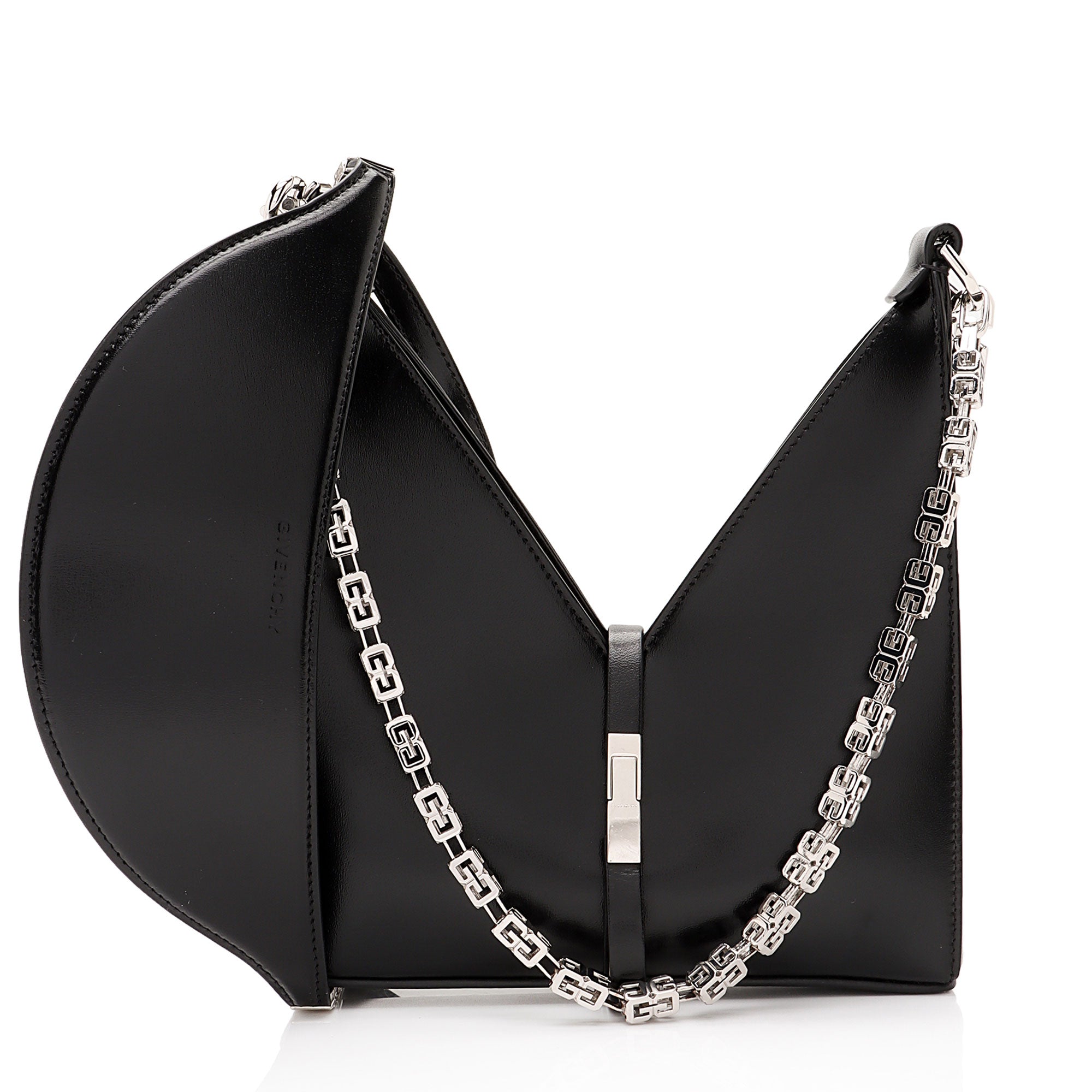 Givenchy Calfskin Cut Out Mini G Cube Chain Bag (SHF-AOJysH)