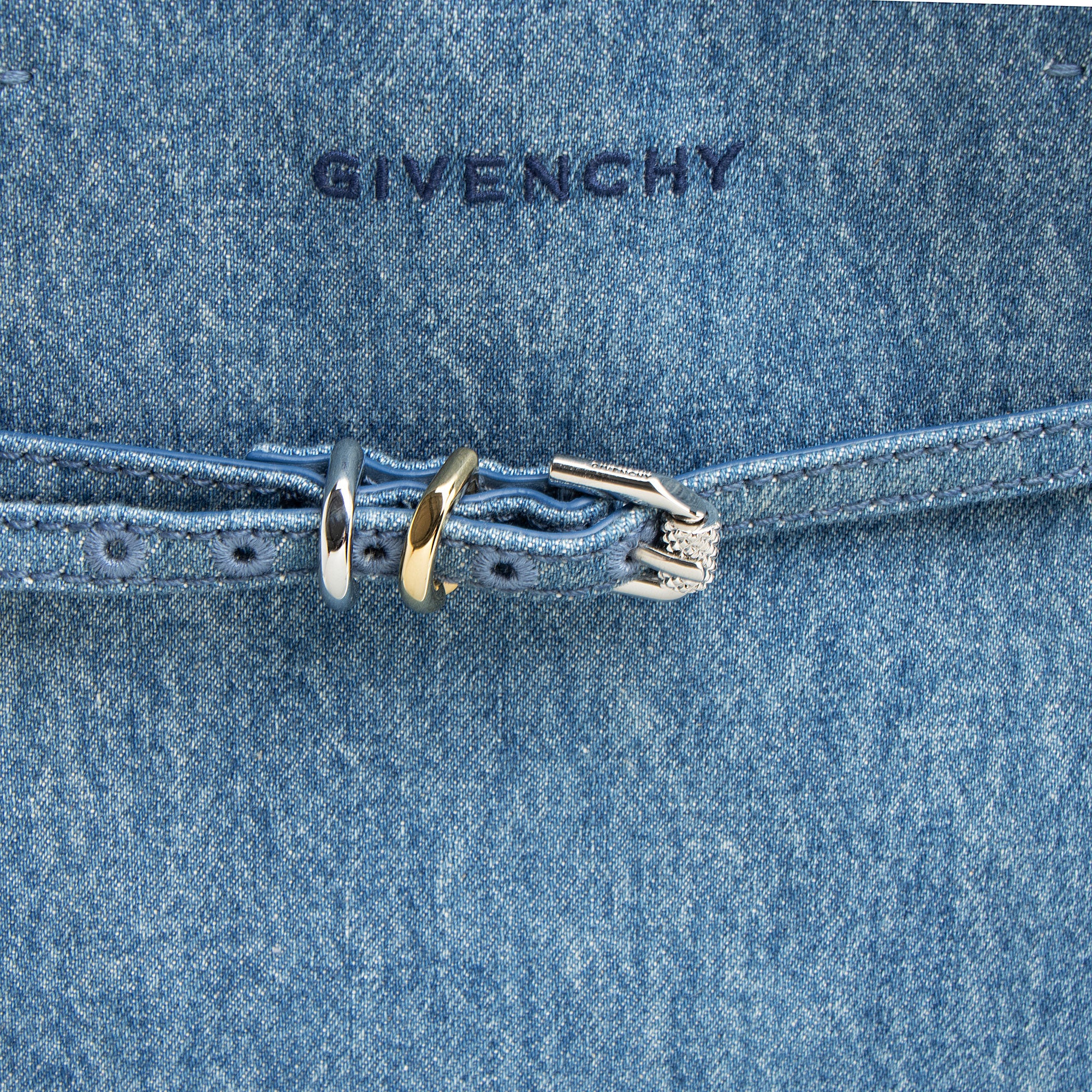 Givenchy Denim Voyou Small Tote