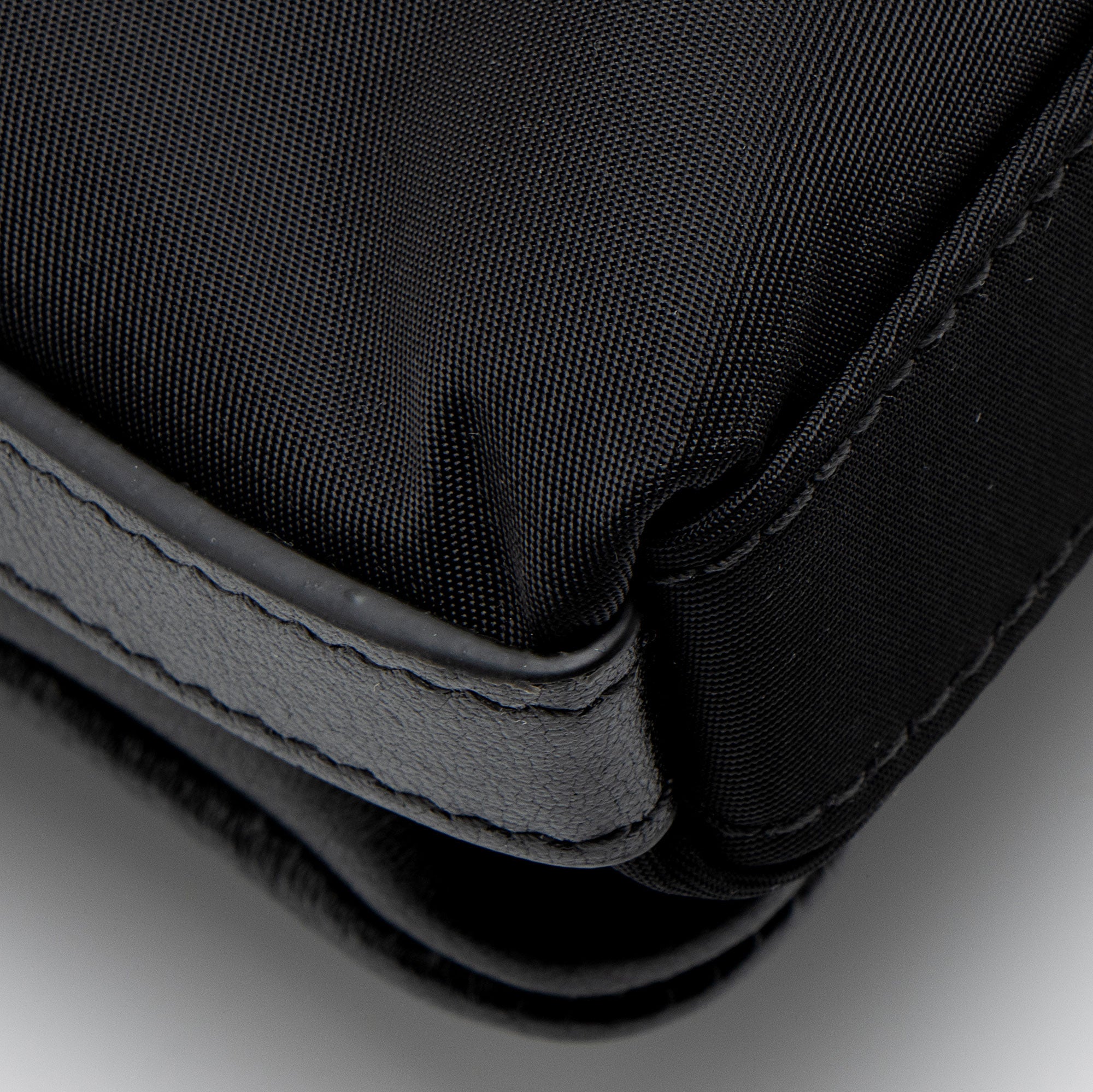 Givenchy Grained Leather Nylon Voyou Skinny Crossbody