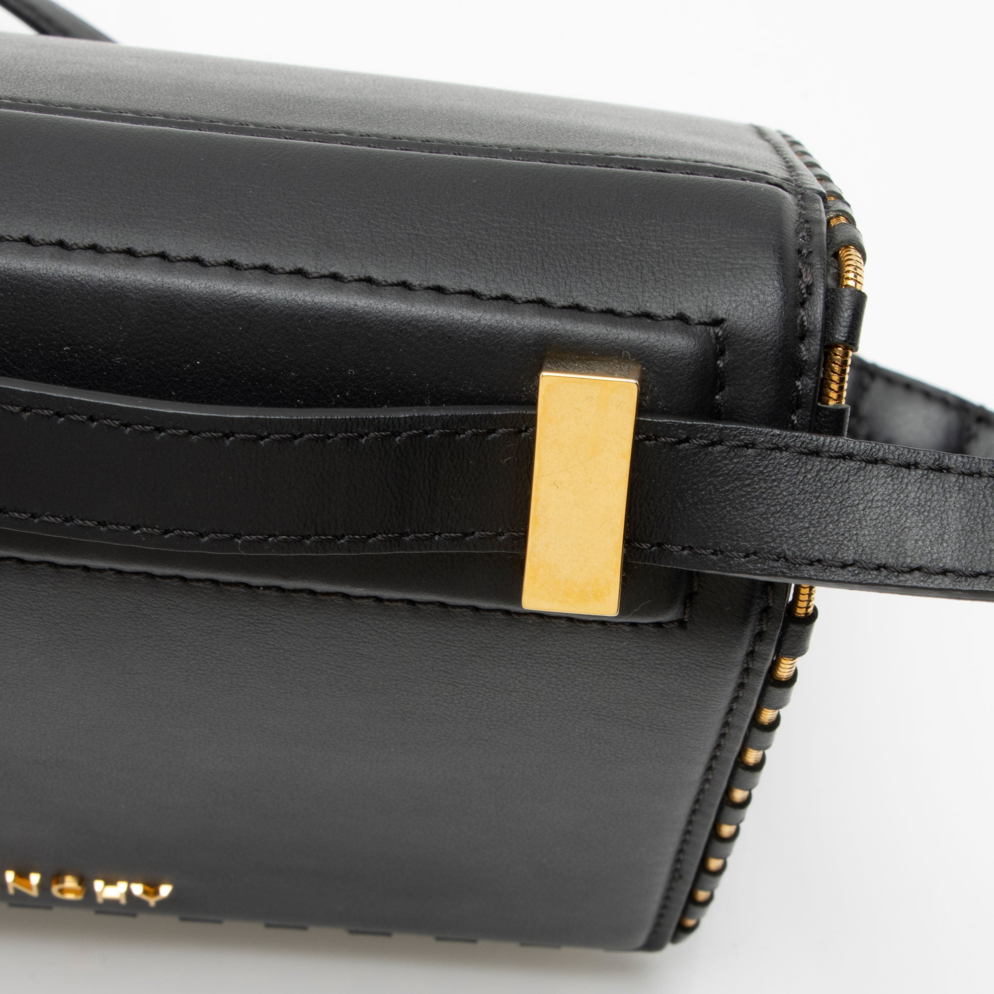 Givenchy Leather Chain Trim Pandora Box Mini Crossbody