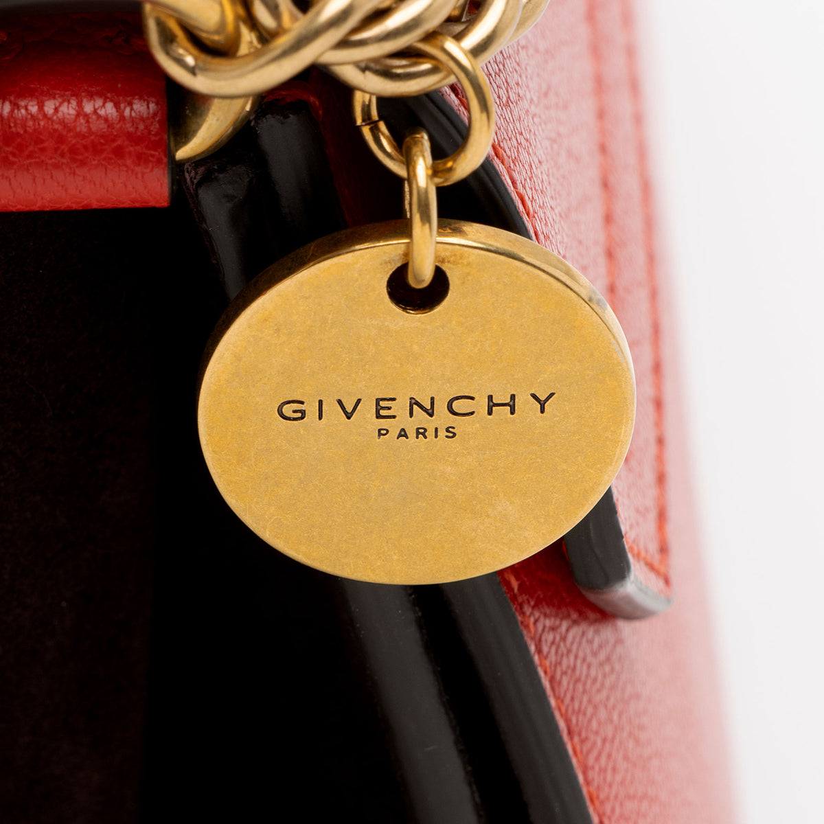 Givenchy Leather Suede GV3 Small Shoulder Bag