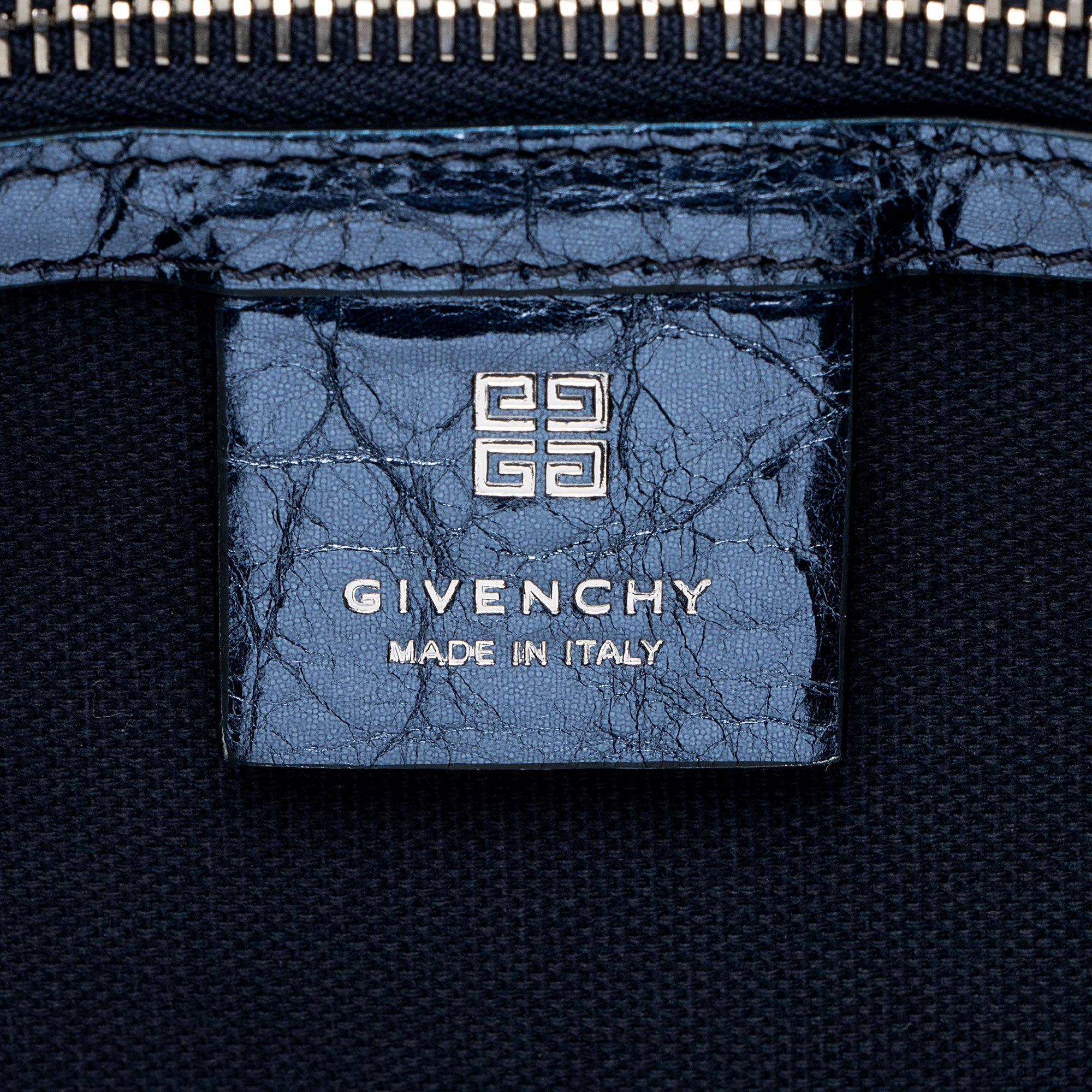 Givenchy Metallic Leather Voyou Medium Hobo