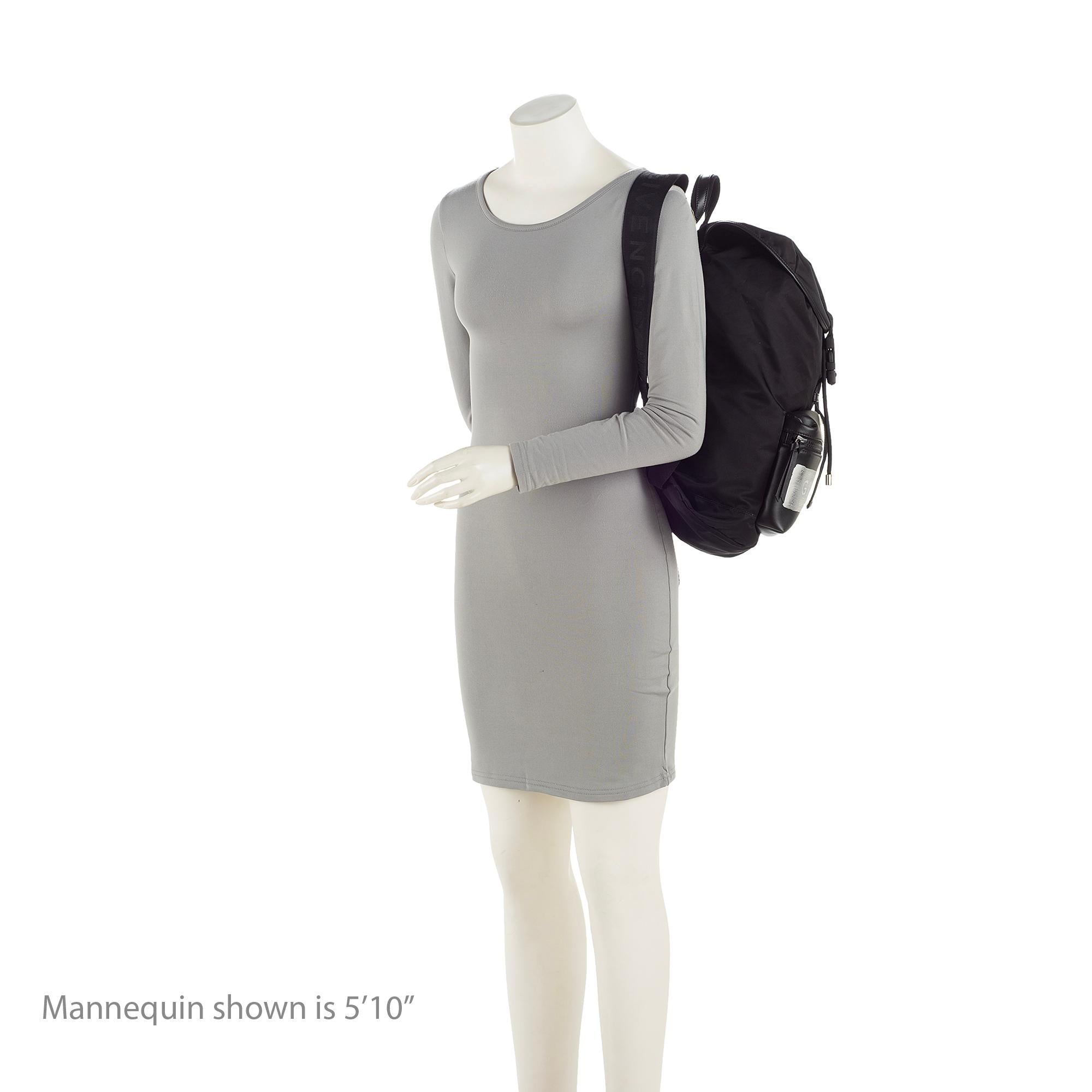 Givenchy Nylon Latex Light 3 Logo Backpack (SHF-23659)