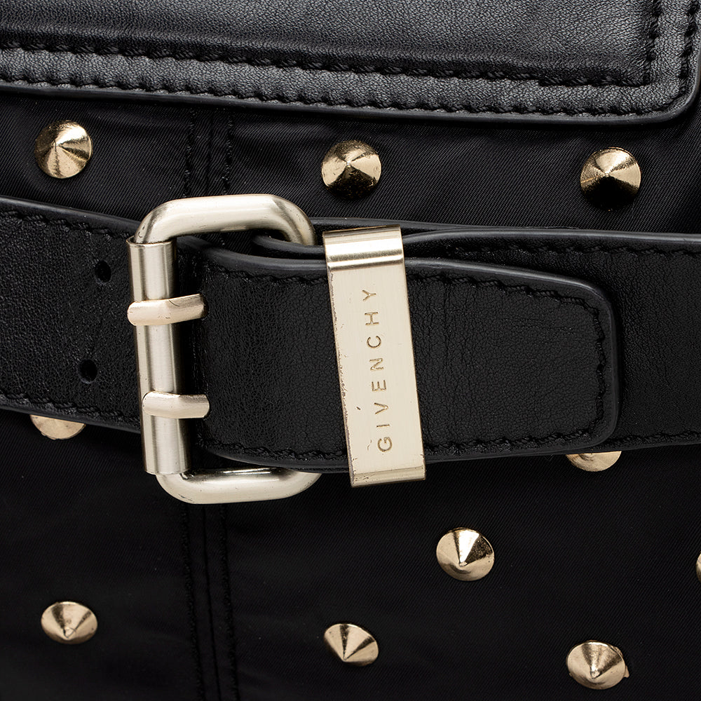 Givenchy Nylon Studded Satchel (SHF-16270)