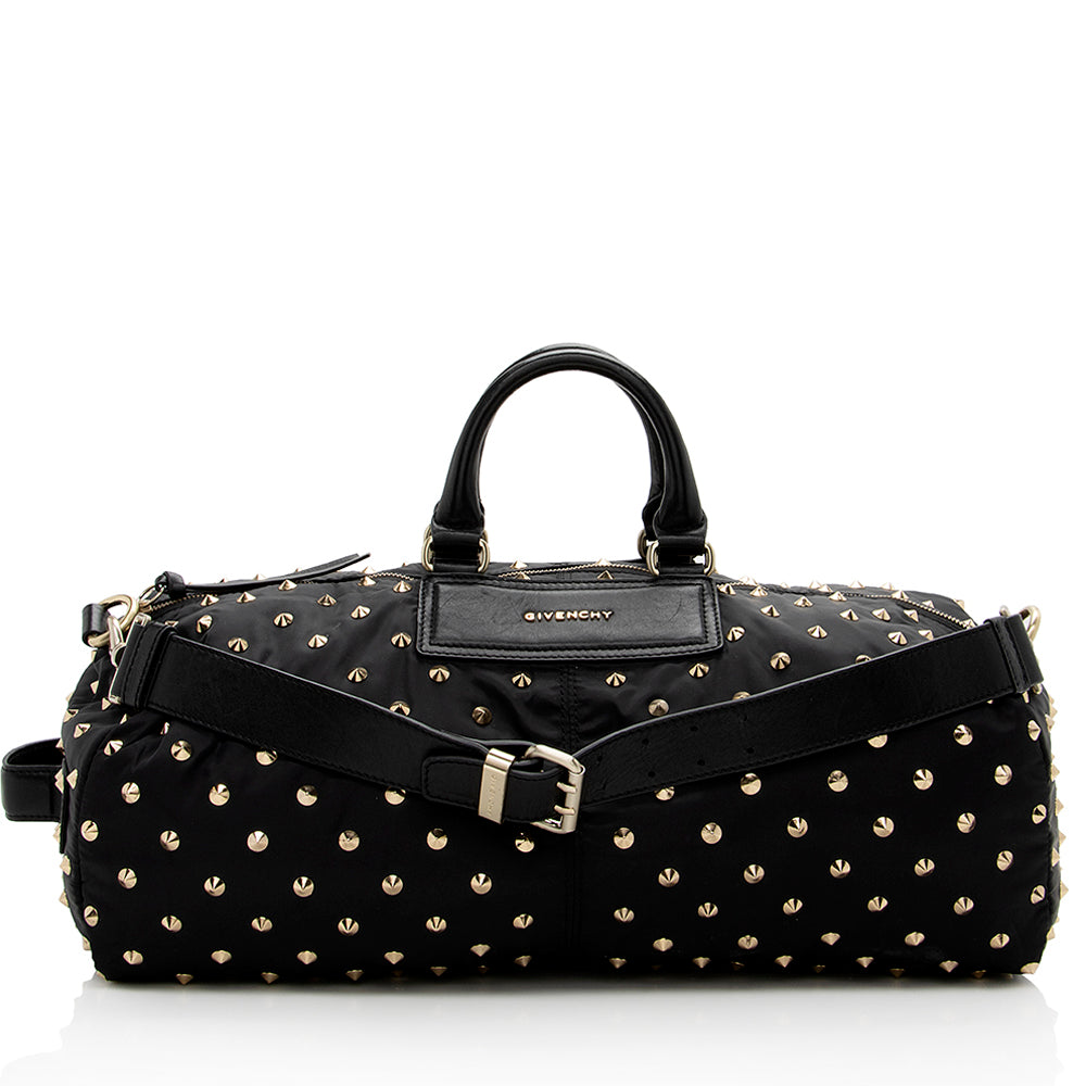 Givenchy Nylon Studded Satchel (SHF-16270)