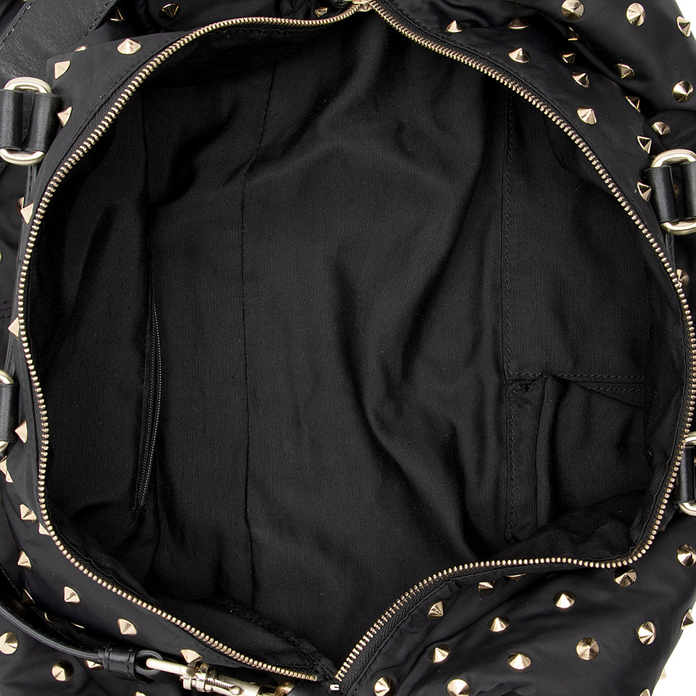 Givenchy Nylon Studded Satchel (SHF-16270)