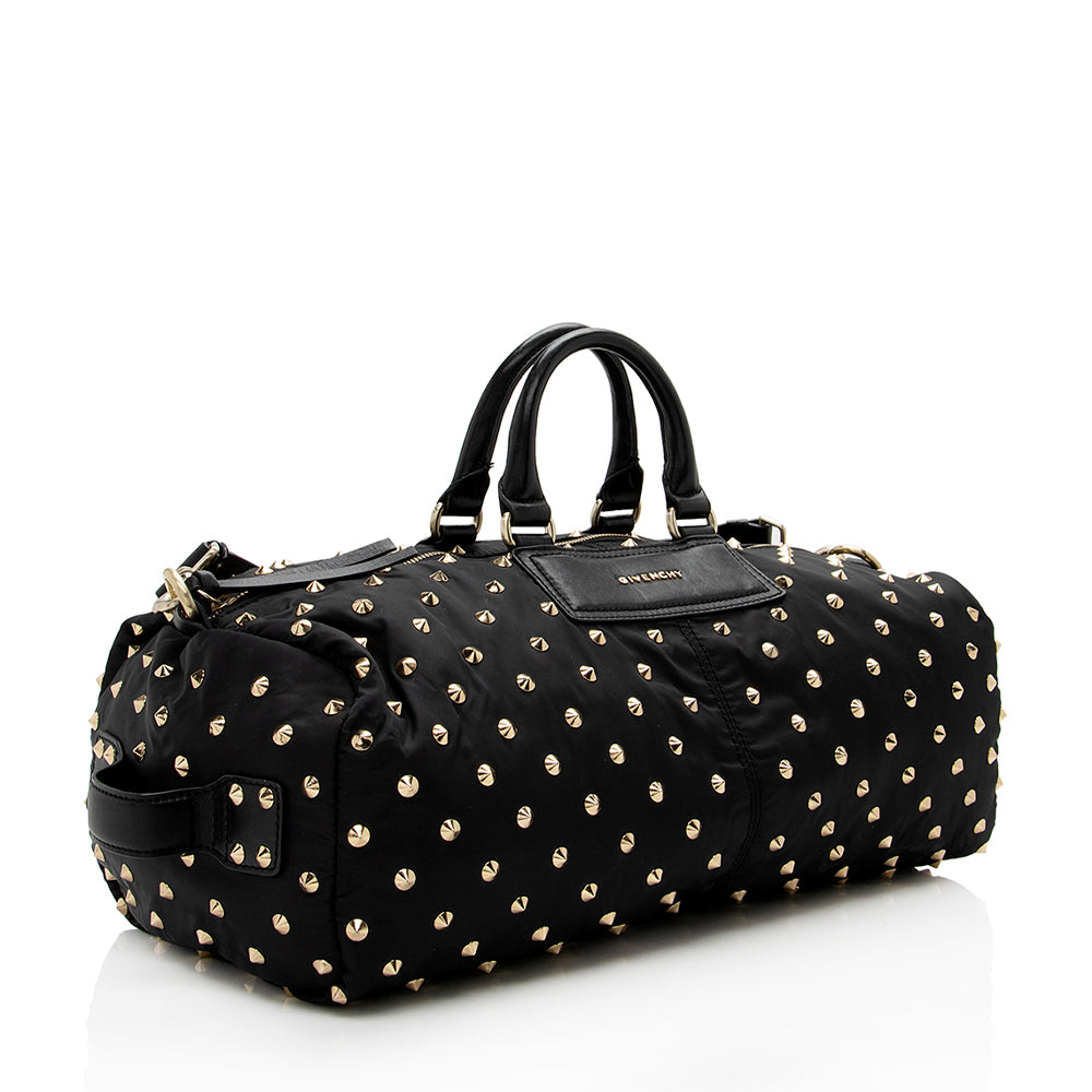 Givenchy Nylon Studded Satchel (SHF-16270)