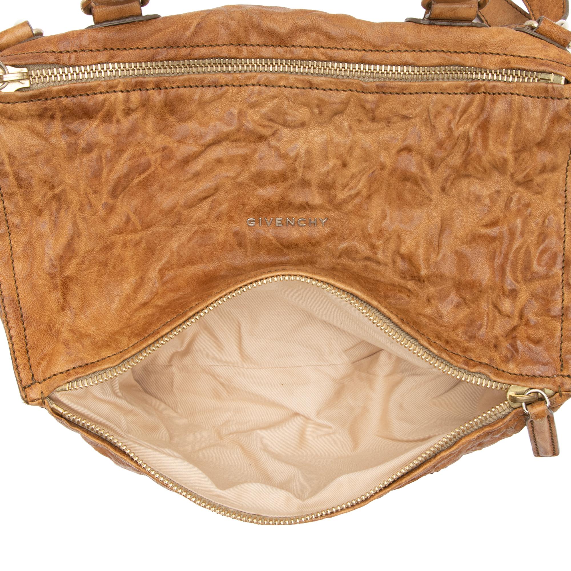 Givenchy Sheepskin Pepe Pandora Medium Shoulder Bag (SHF-Ap5Jv7)