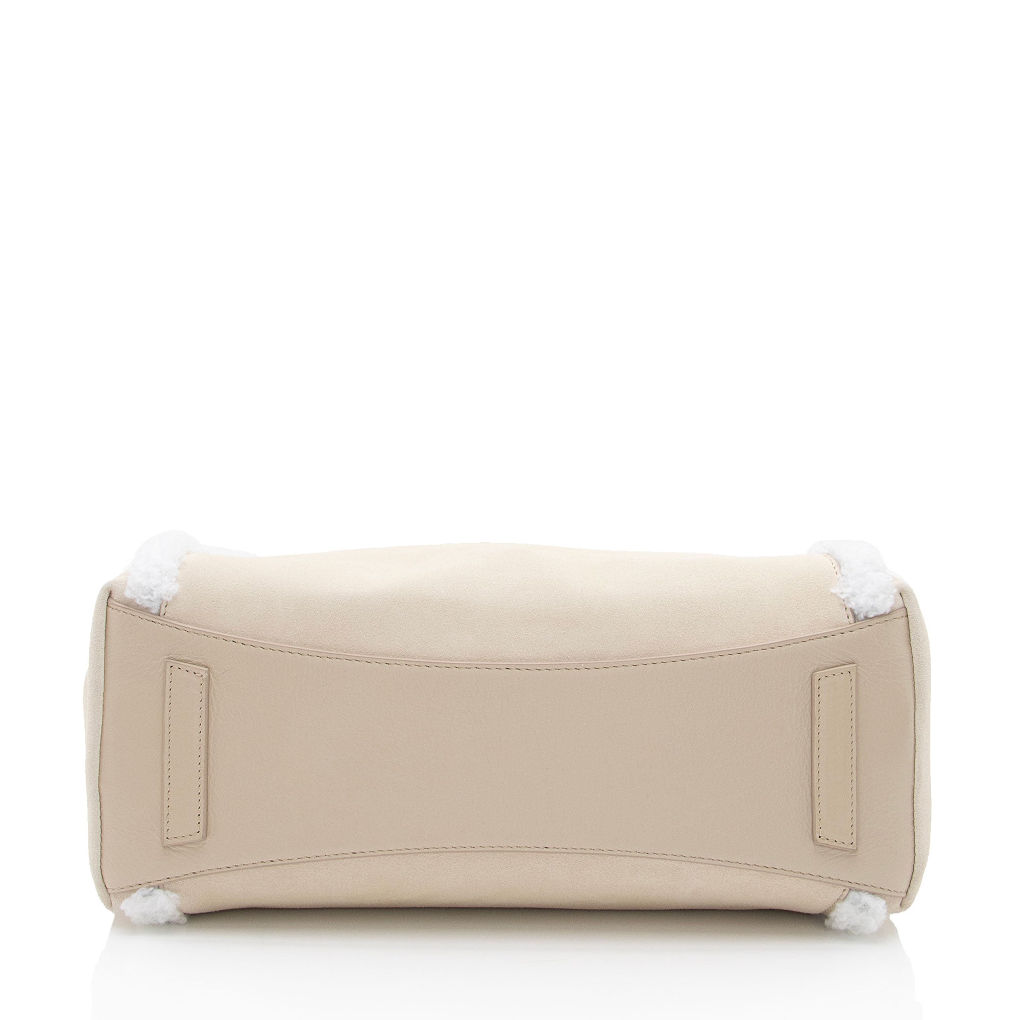 Givenchy Suede Shearling Antigona Small Satchel (SHF-JX84jh)