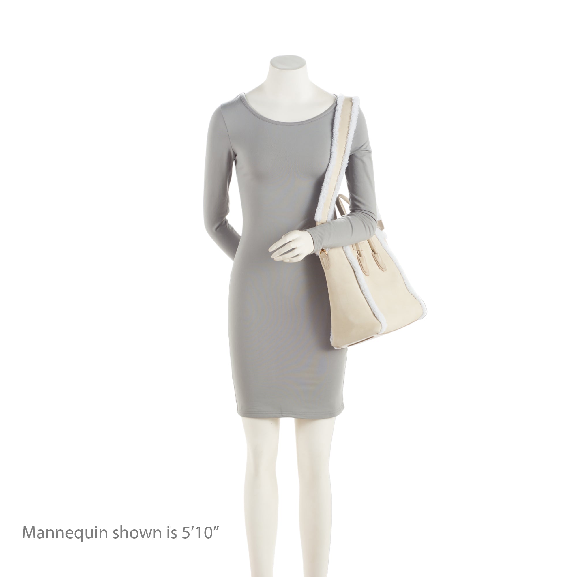 Givenchy Suede Shearling Antigona Small Satchel (SHF-JX84jh)