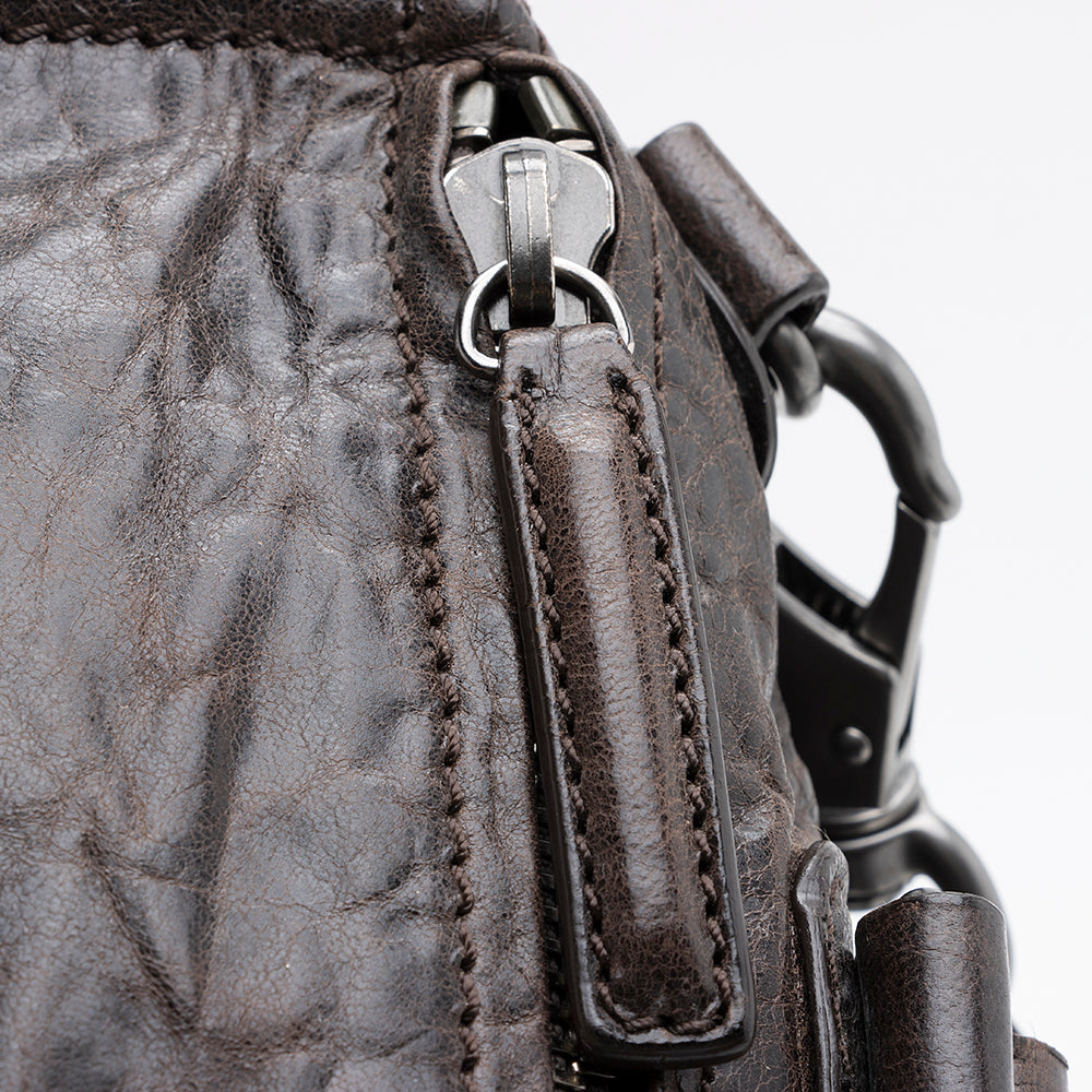 Givenchy Sheepskin Pepe Pandora Large Shoulder Bag (SHF-21646)