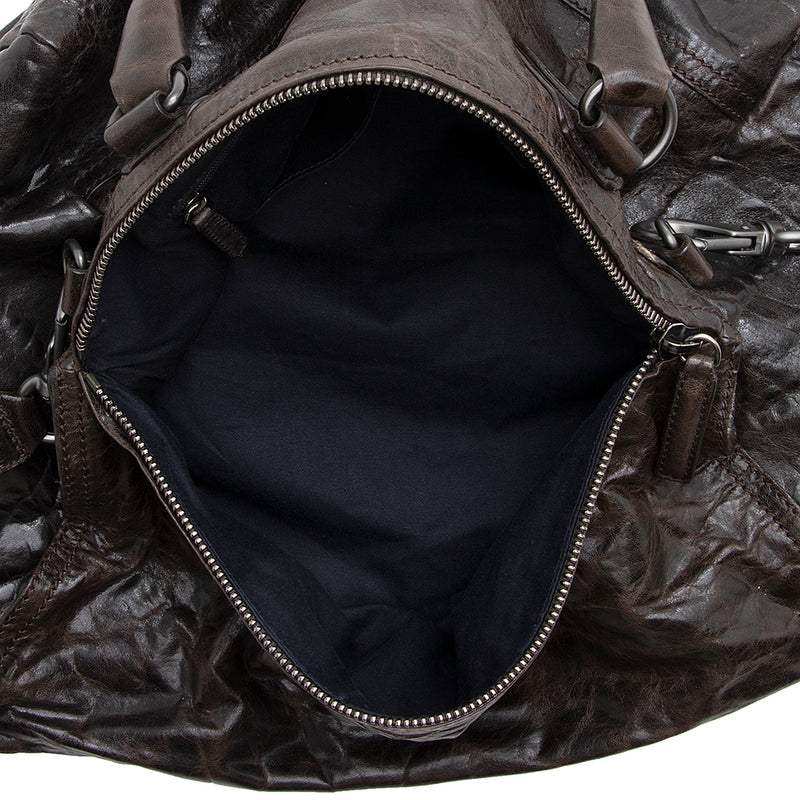 Givenchy Sheepskin Pepe Pandora Large Shoulder Bag (SHF-21646)