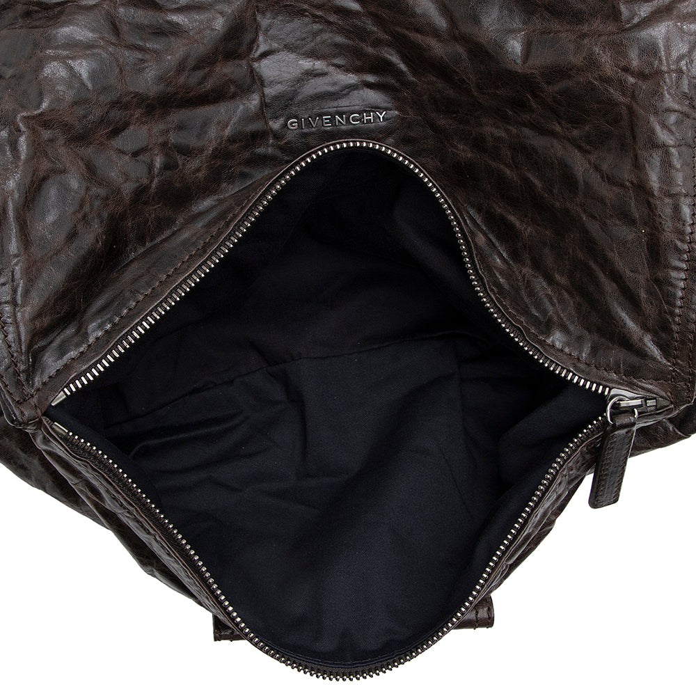 Givenchy Sheepskin Pepe Pandora Large Shoulder Bag (SHF-21646)