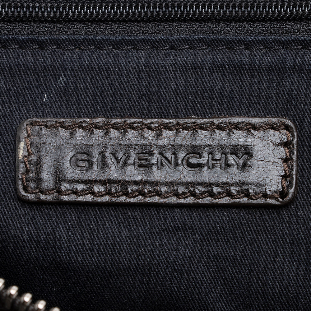 Givenchy Sheepskin Pepe Pandora Large Shoulder Bag (SHF-21646)
