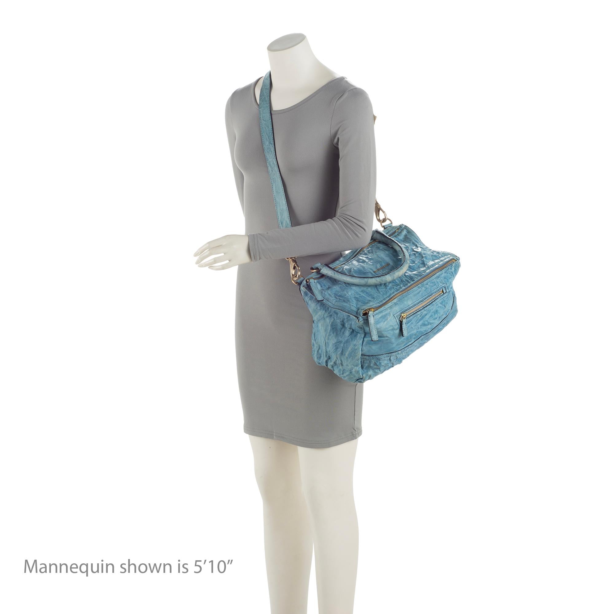 Givenchy Vintage Sheepskin Pepe Pandora Medium Shoulder Bag (SHF-23772)