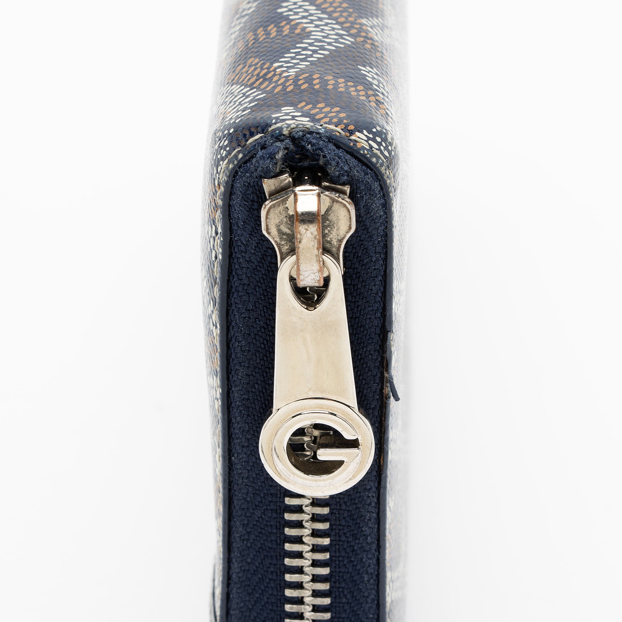 Goyard Goyardine Canvas Matignon GM Zip Wallet
