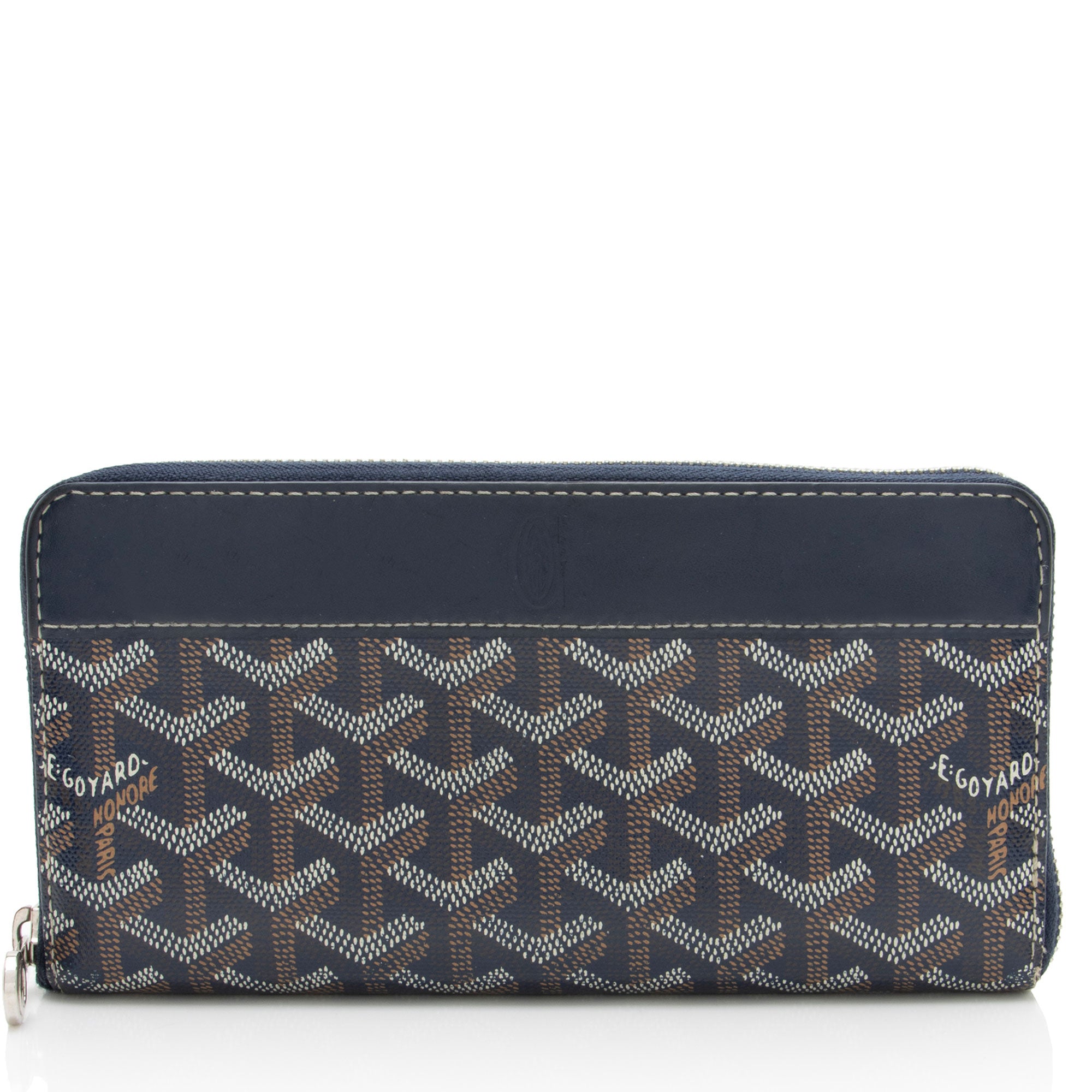 Goyard Goyardine Canvas Matignon GM Zip Wallet