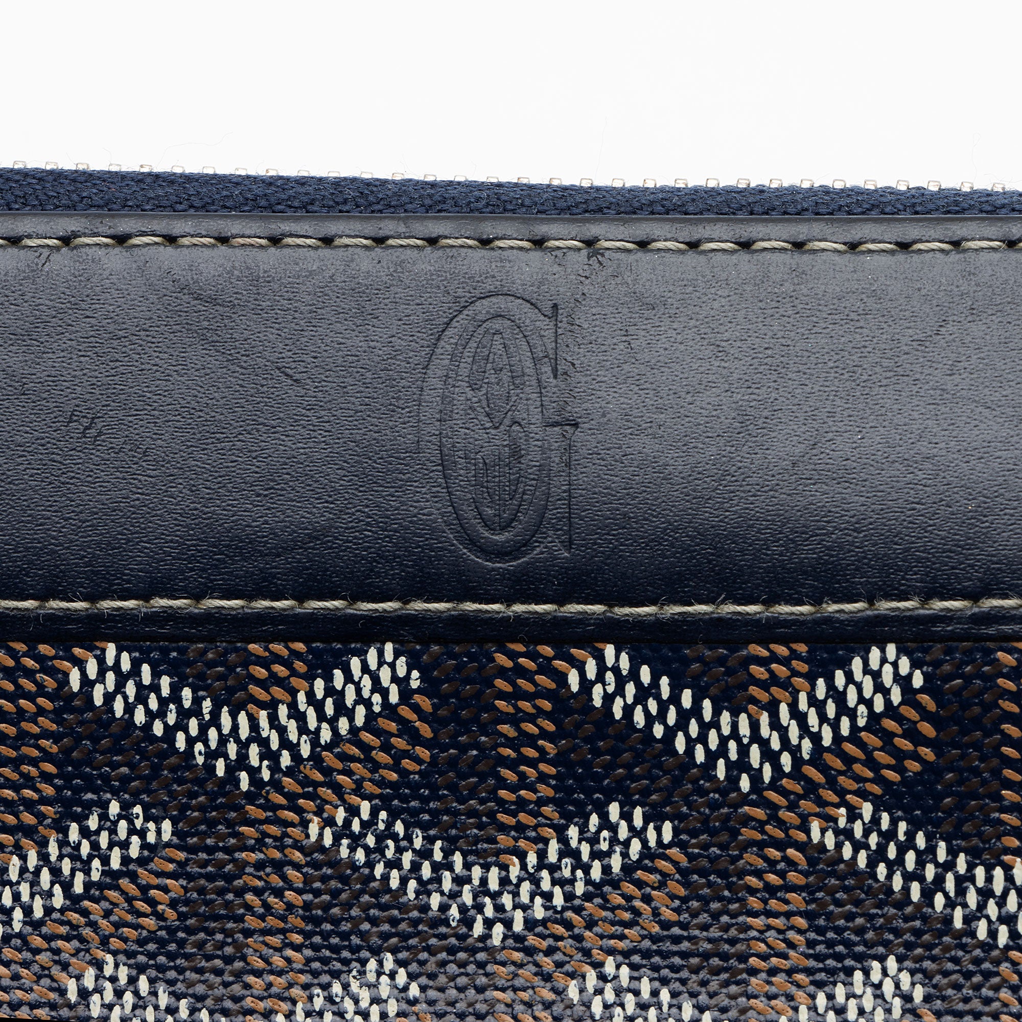 Goyard Goyardine Canvas Matignon GM Zip Wallet
