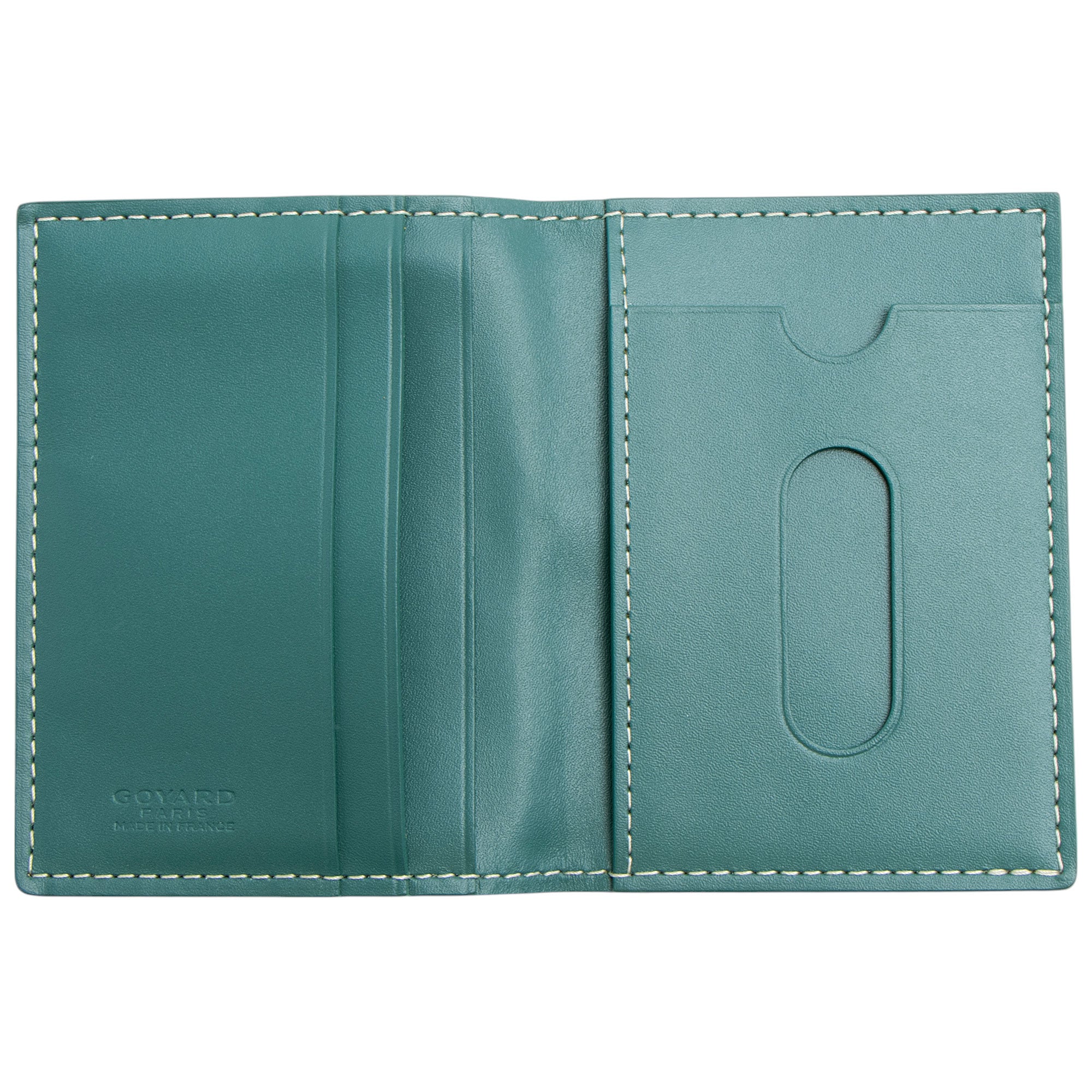 Goyard Goyardine Canvas Saint Marc Folding Card Case (SHF-MIZJnG)