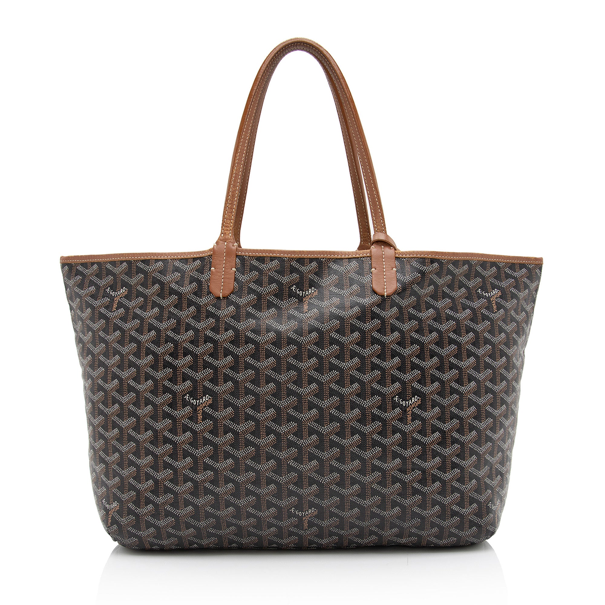 Goyard Goyardine Canvas St. Louis PM Tote (SHF-IGVgJO)