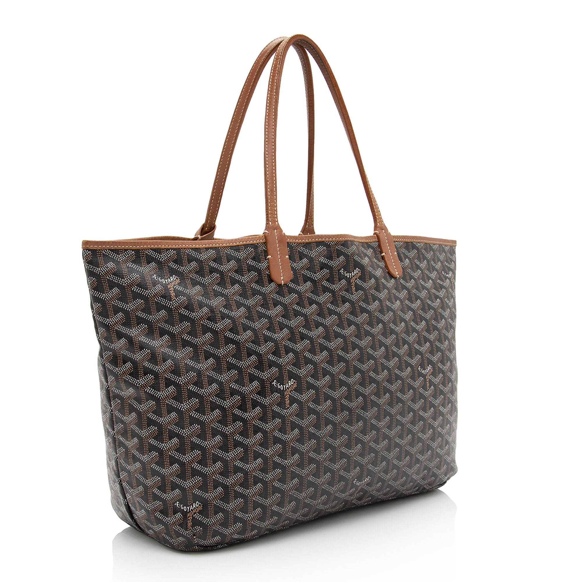 Goyard Goyardine Canvas St. Louis PM Tote (SHF-IGVgJO)