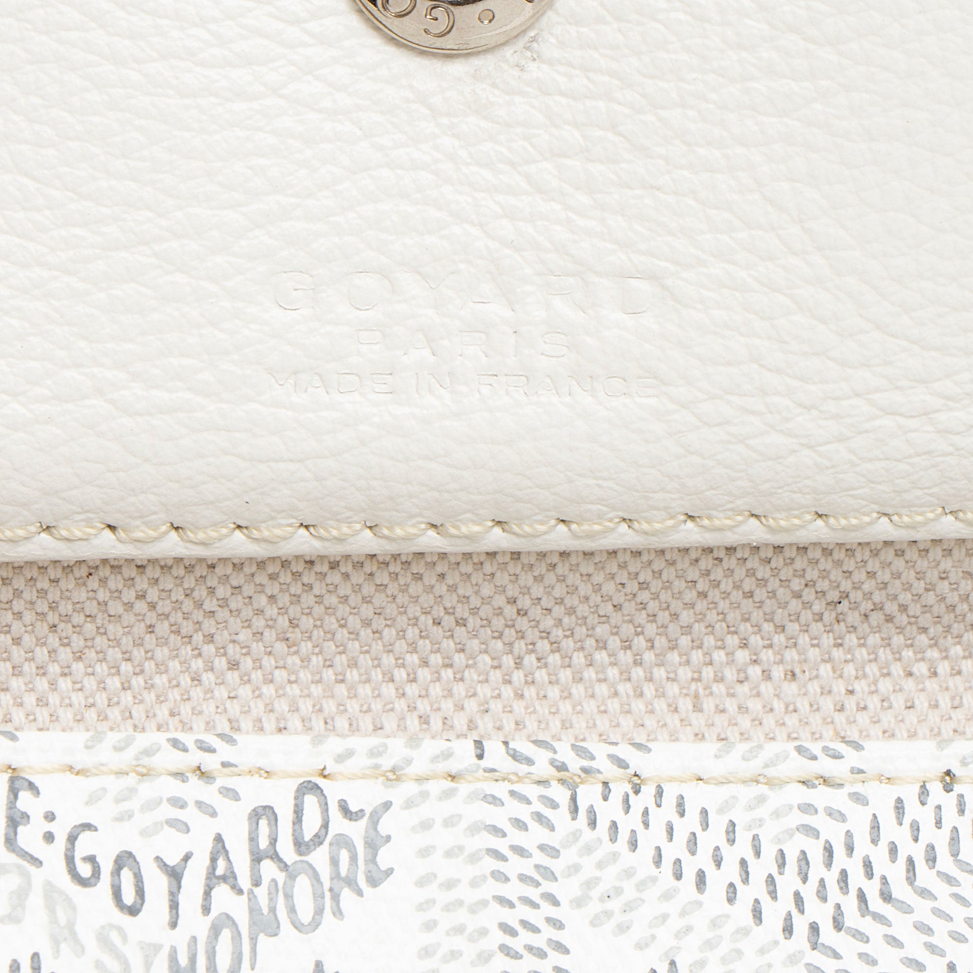 Goyard Goyardine Canvas St. Louis PM Tote