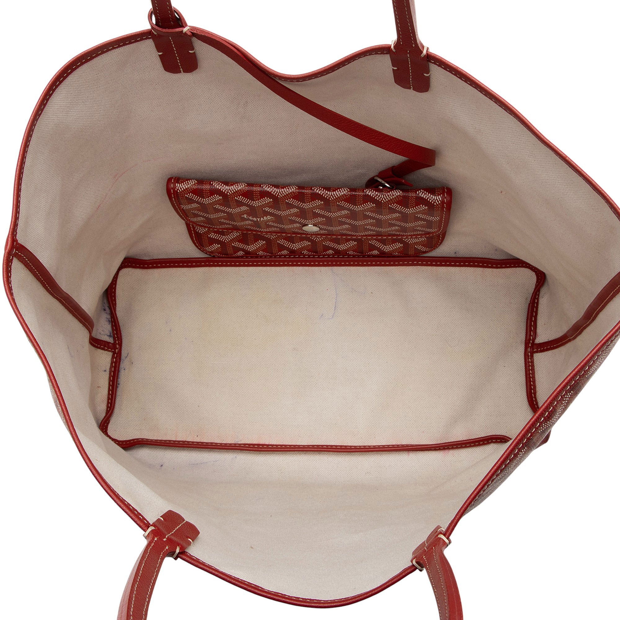 Goyard Goyardine Canvas St. Louis PM Tote