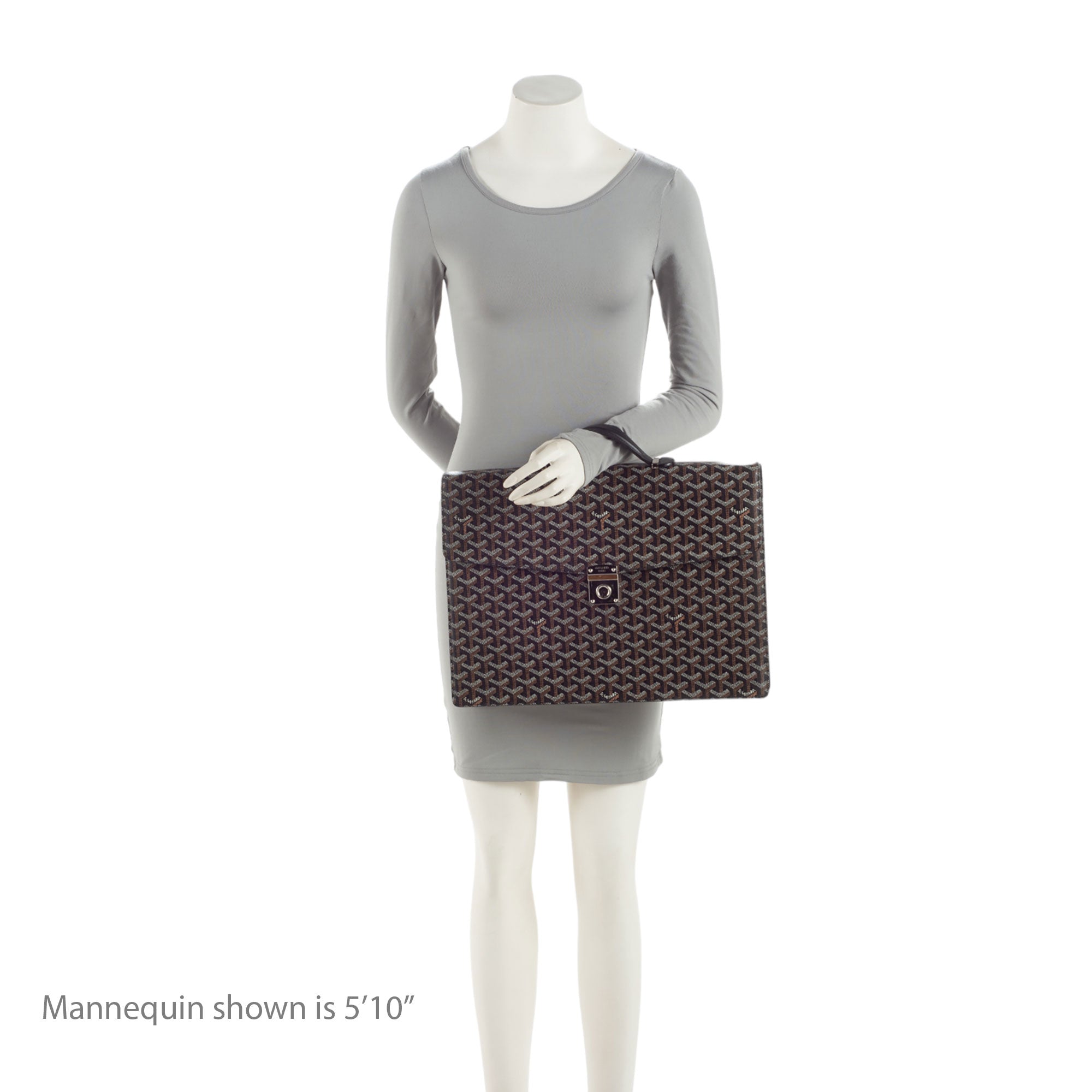 Goyard Goyardine Canvas Chypre Briefcase (SHF-Arrs2N)