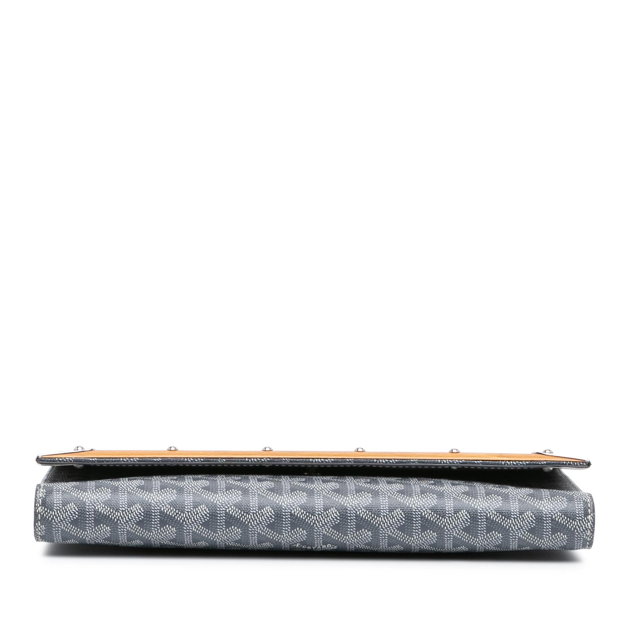 Goyard Goyardine Monte Carlo Bois Clutch (SHG-PtPyjM)