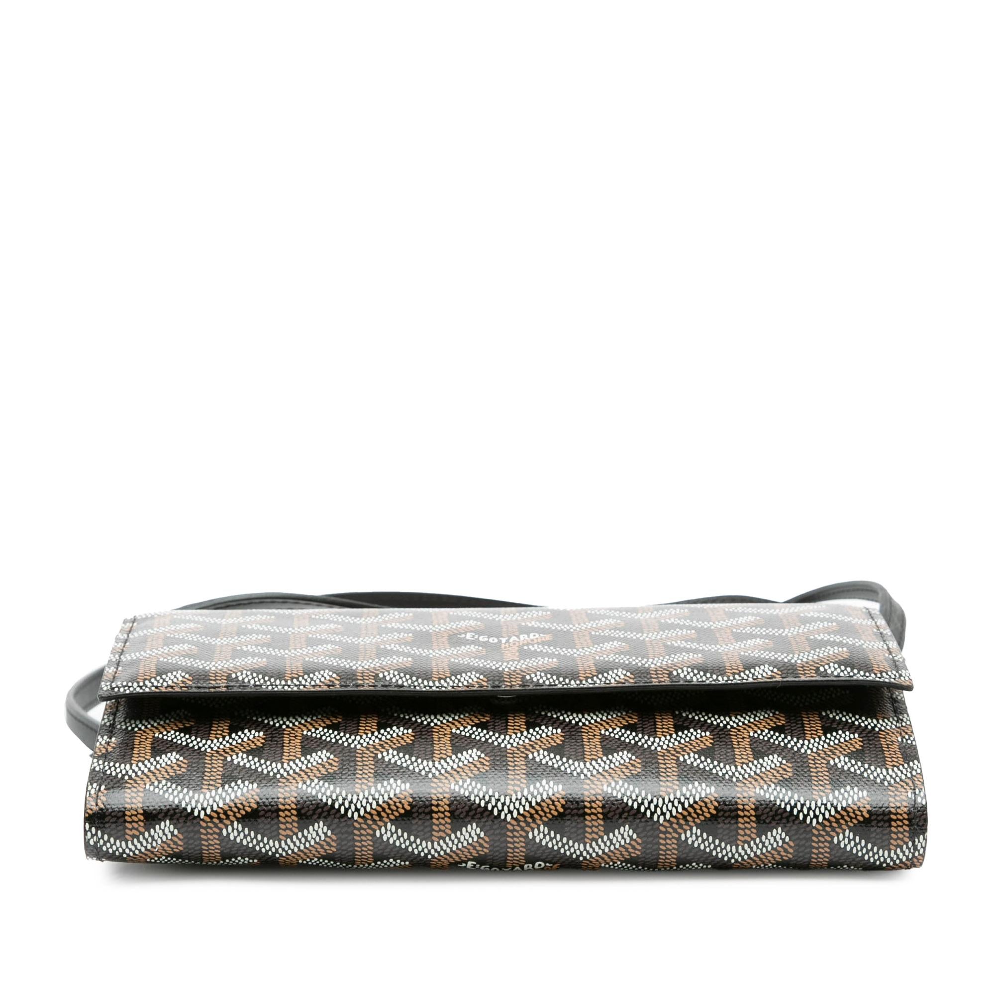 Goyard Goyardine Varenne Continental Wallet On Strap (SHG-WcoxK6)