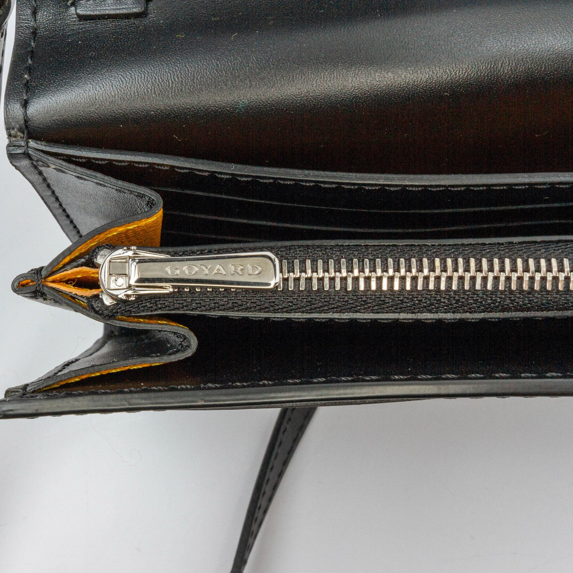 Goyard Goyardine Varenne Continental Wallet On Strap (SHG-WcoxK6)