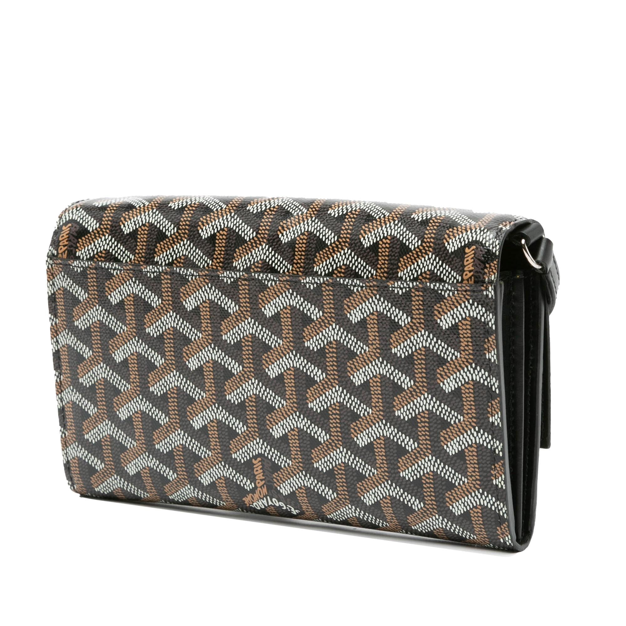 Goyard Goyardine Varenne Continental Wallet On Strap (SHG-WcoxK6)