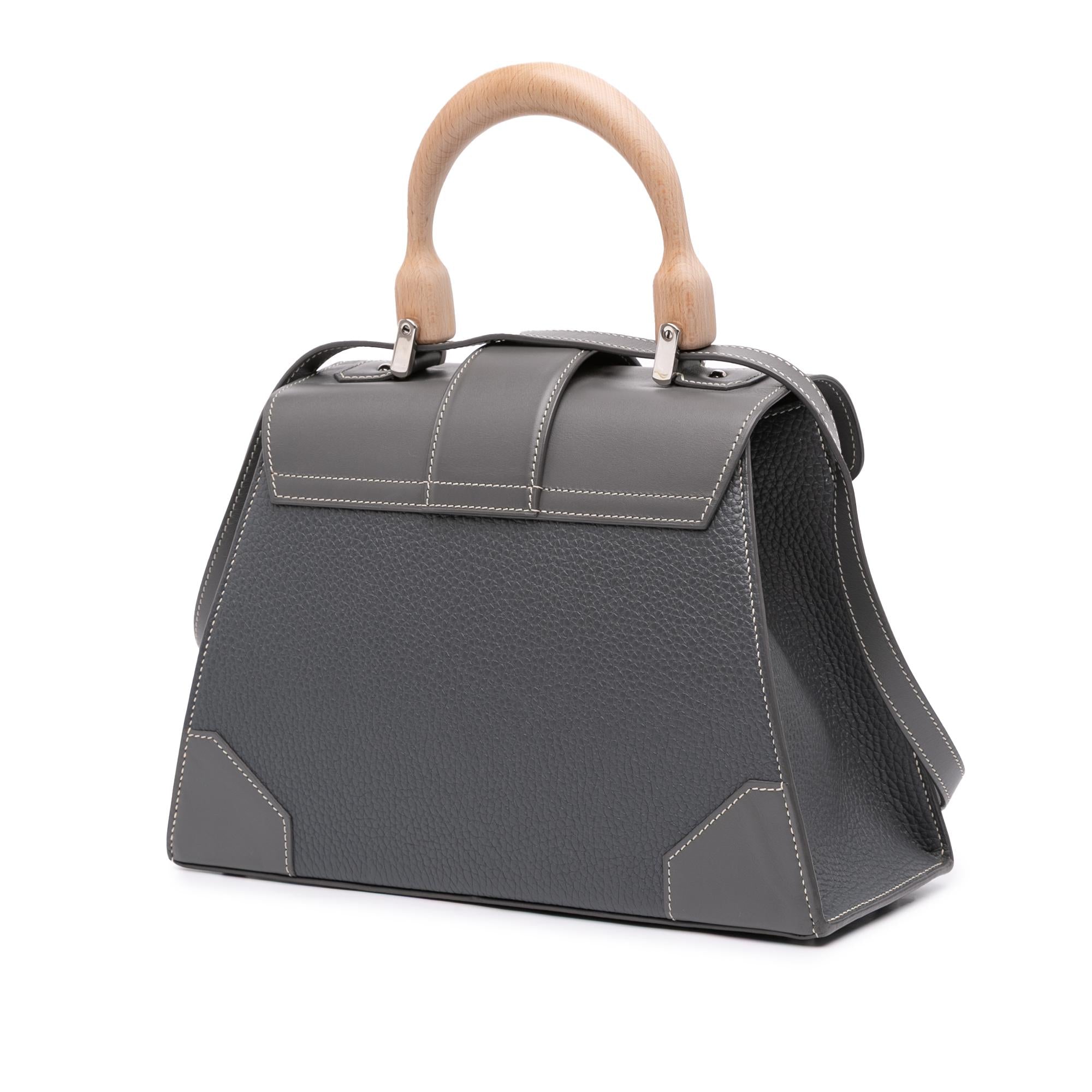 Goyard Leather Saigon Structured MM