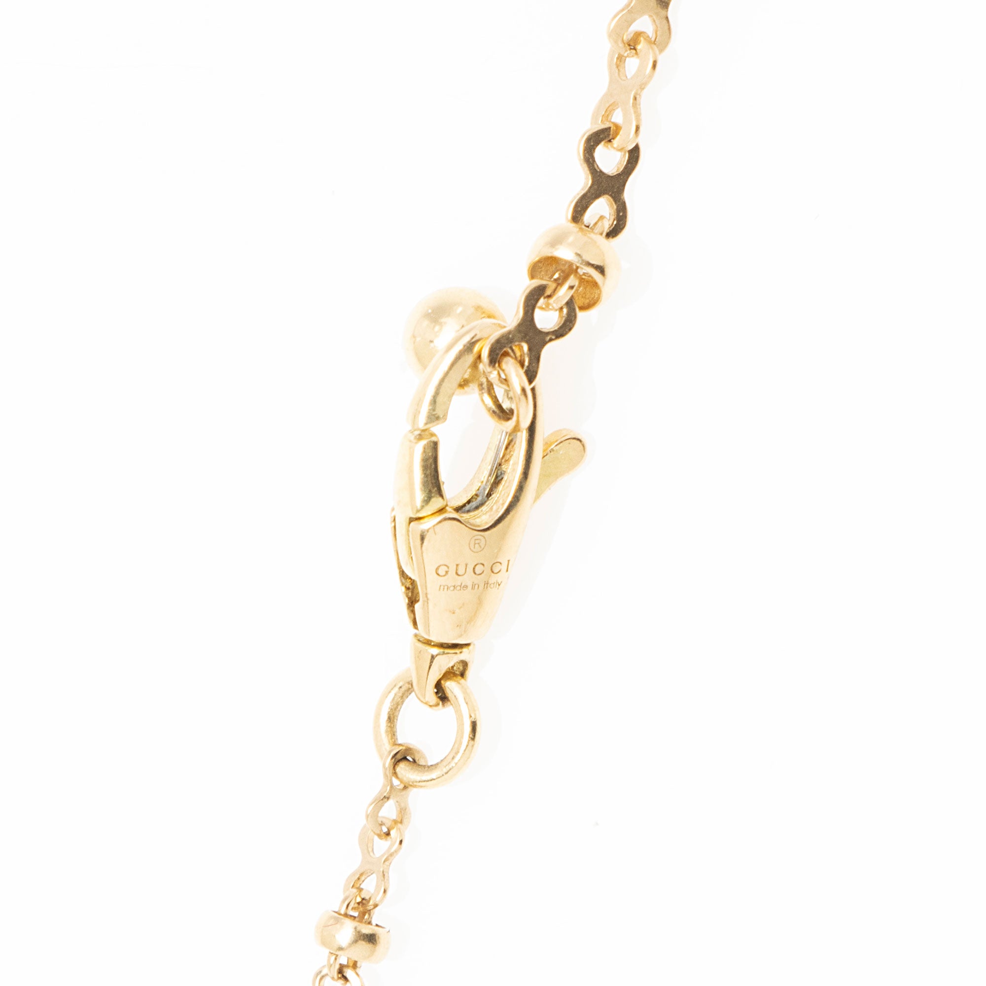 Gucci 18k Gold Interlocking G Necklace
