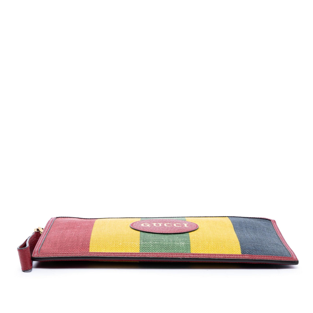 Gucci Baiadera Canvas Striped Clutch