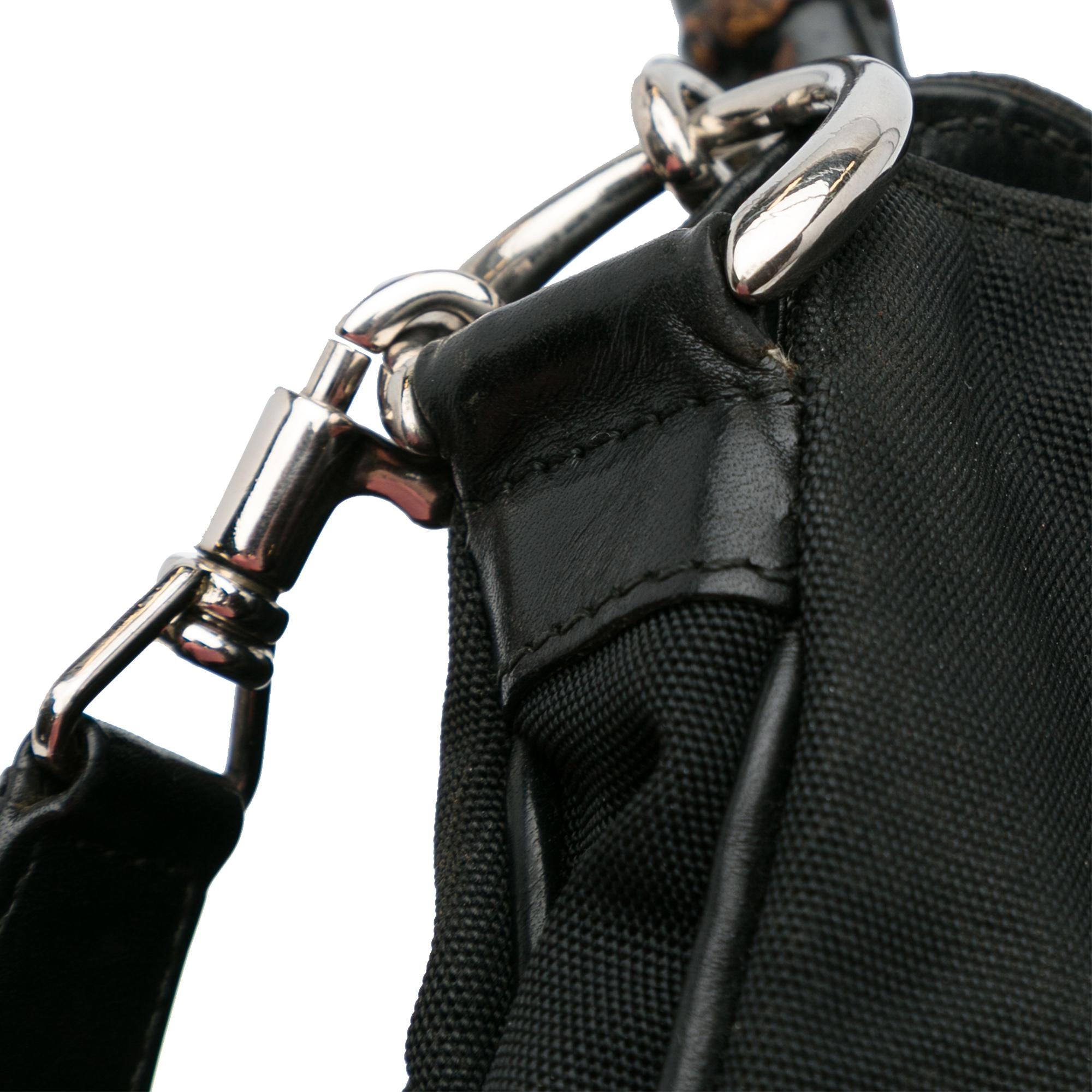 Gucci Bamboo Canvas Satchel (SHG-vwizBa)