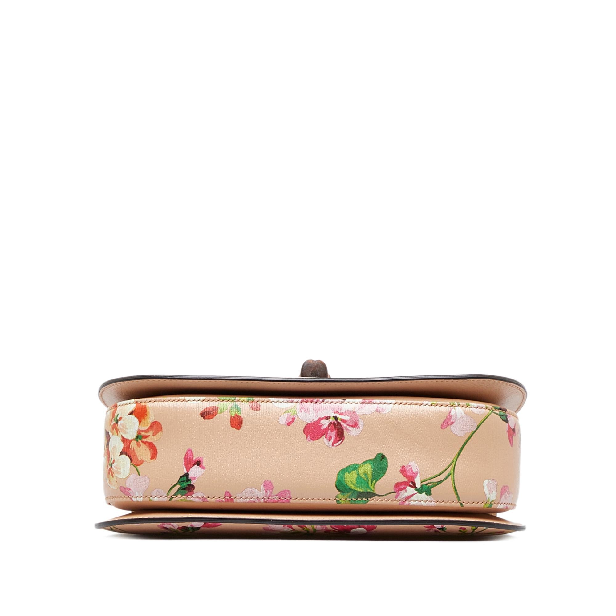 Gucci Bamboo Classic Blooms Top Handle Satchel (SHG-eLTiCC)