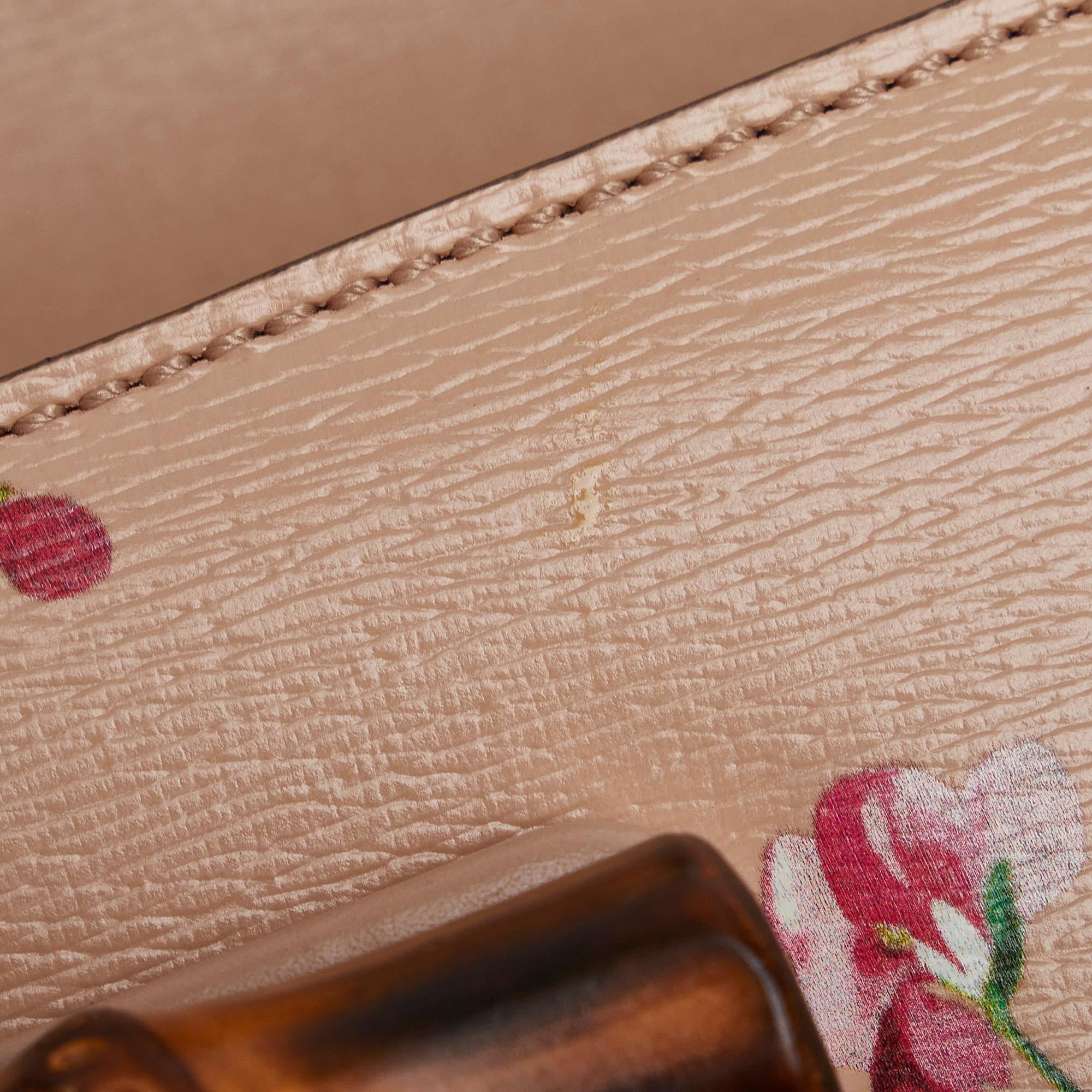 Gucci Bamboo Classic Blooms Top Handle Satchel (SHG-eLTiCC)